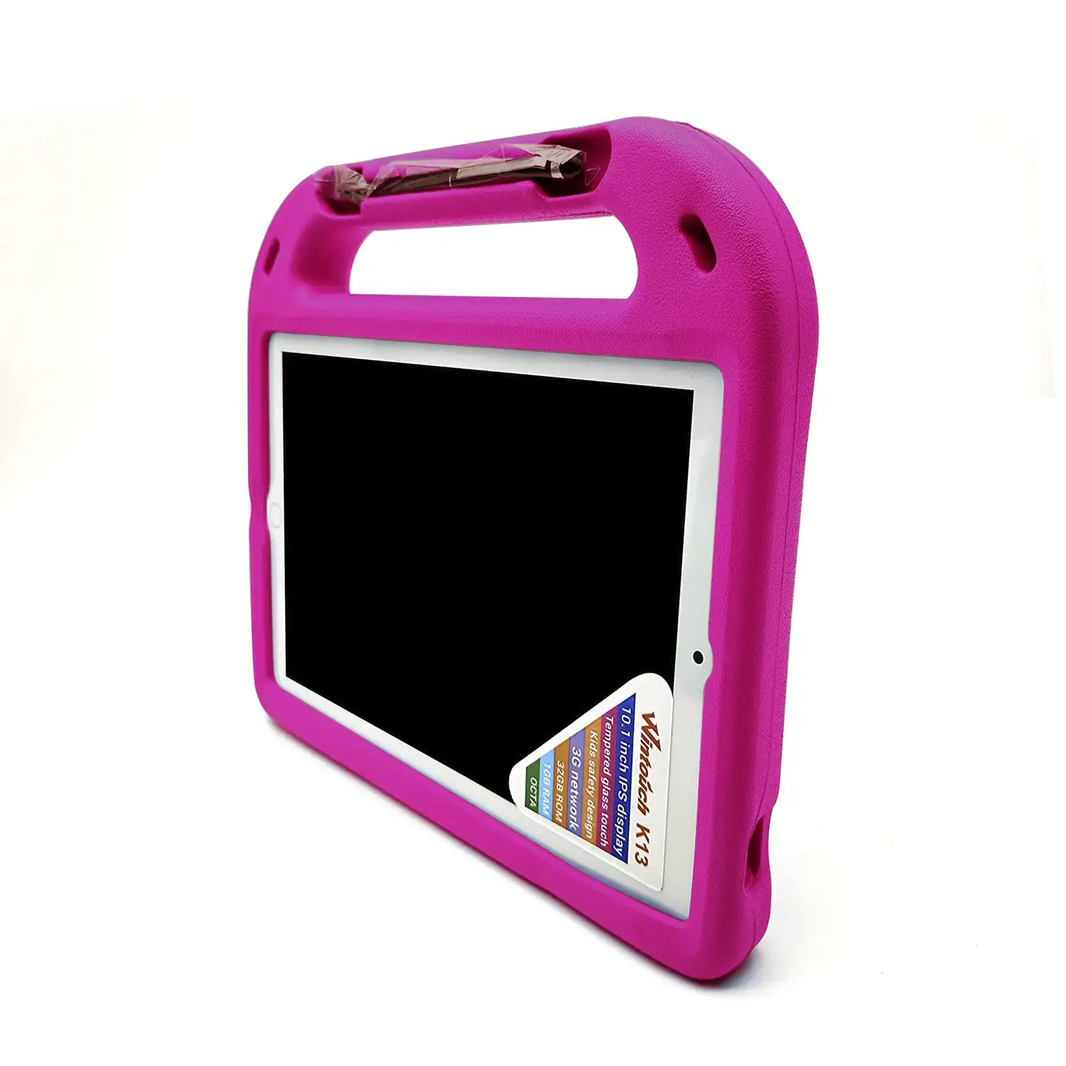 Tablet Infantil K13 3G WiFi. SO Android 5.0. Pantalla 10'' 1280x800px. MTK6592 Octa Core 1.7GHz, 1GB RAM + 16GB. Doble cámara.