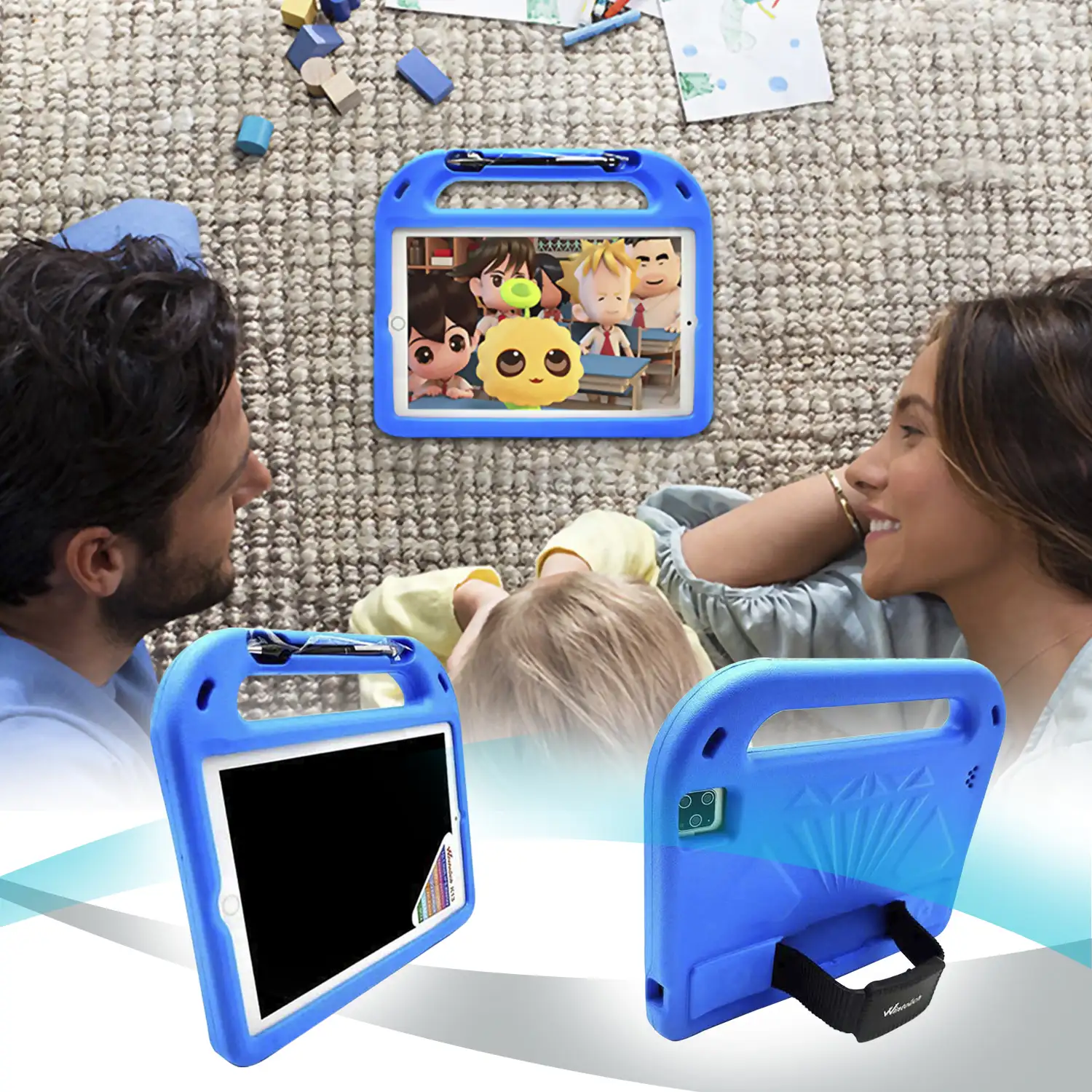 Tablet Infantil K13 3G WiFi. SO Android 5.0. Pantalla 10'' 1280x800px. MTK6592 Octa Core 1.7GHz, 1GB RAM + 16GB. Doble cámara.