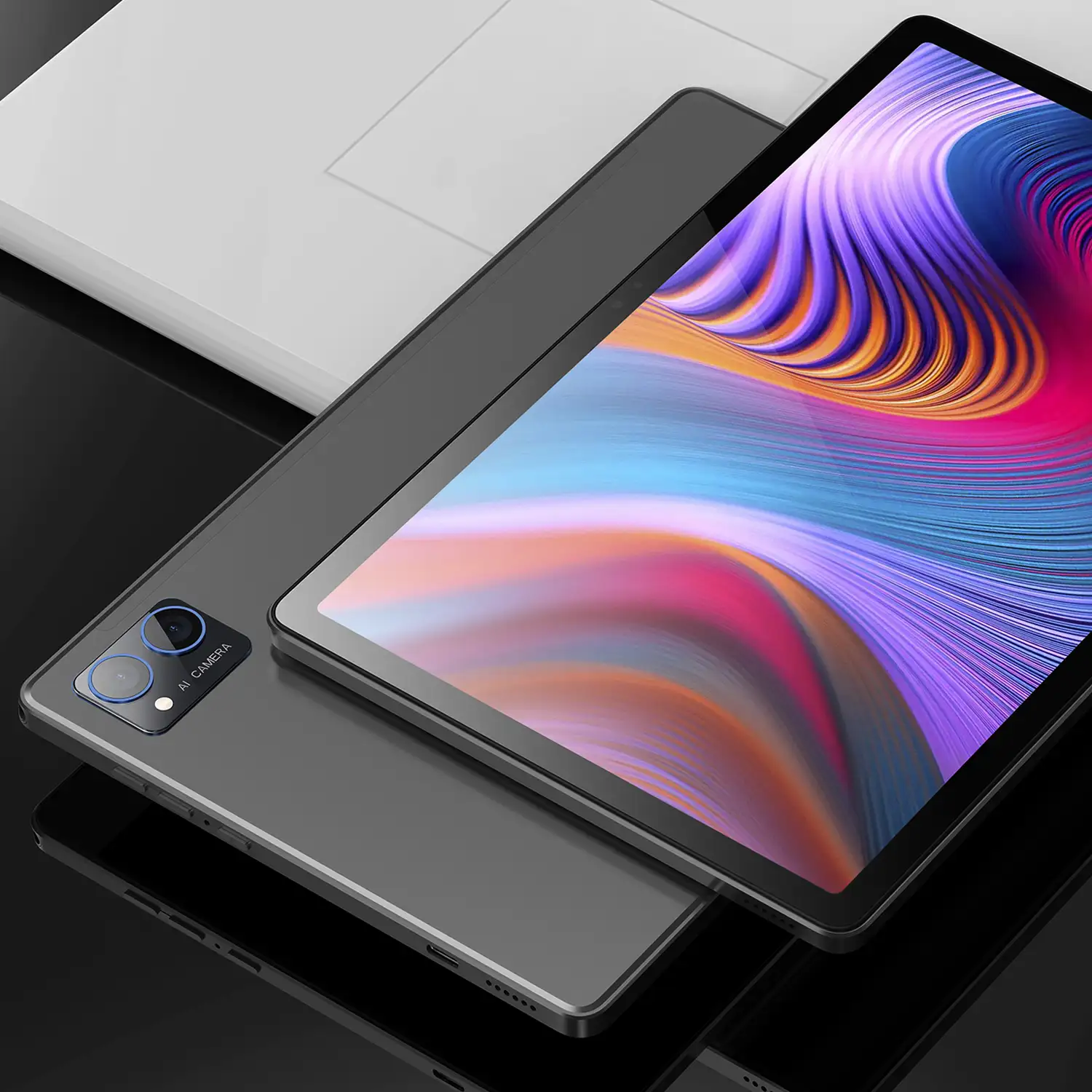 Tablet 4G WiFi. SO Android 13. Pantalla 10,3'' resolución 2K. UNISOC T616, Octa-core ARM-Cortex 6GB RAM + 128GB. Doble cámara 5 + 13mpx.