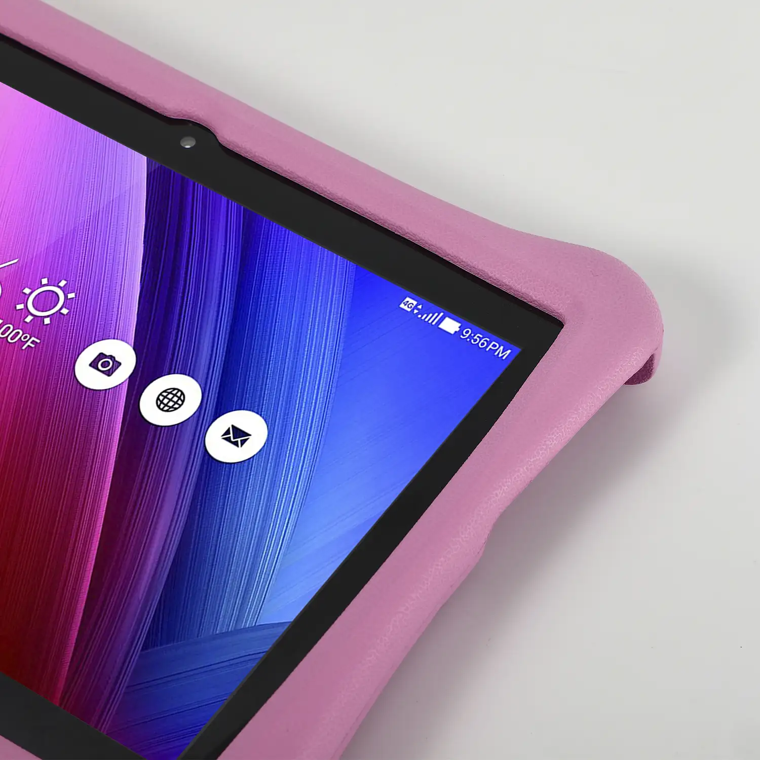 Tablet Infantil WiFi. SO Android 12 con IWAWA. Pantalla 10'' 1280x800px. Allwinner A133,ARM Cortex™-A53 Quad-Core,1.6Ghz 4GB RAM + 64GB. Doble cámara, carcasa de silicona.