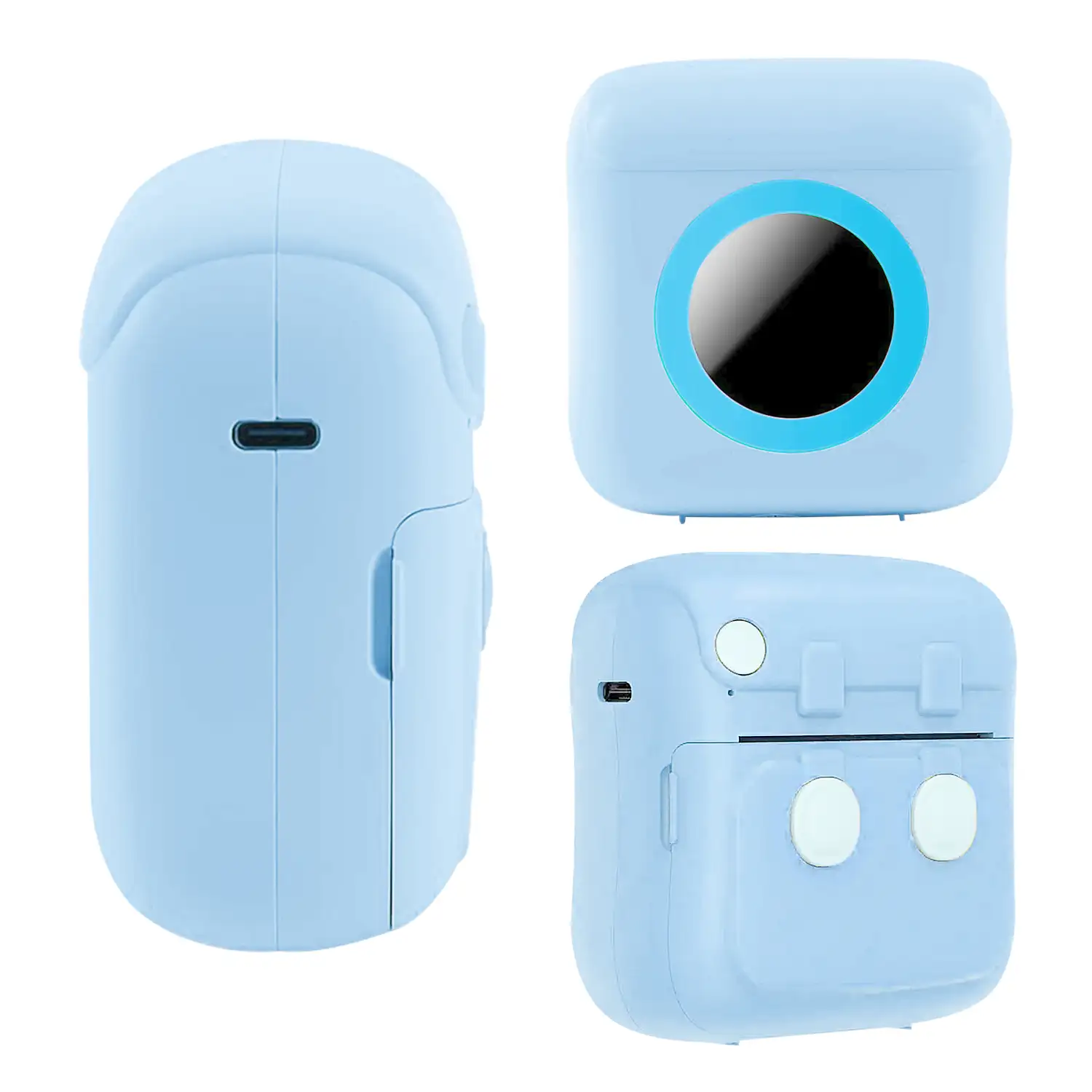 Mini impresora térmica Bluetooth portátil, compatible con Android e iOS. Con batería de 1200mAh.