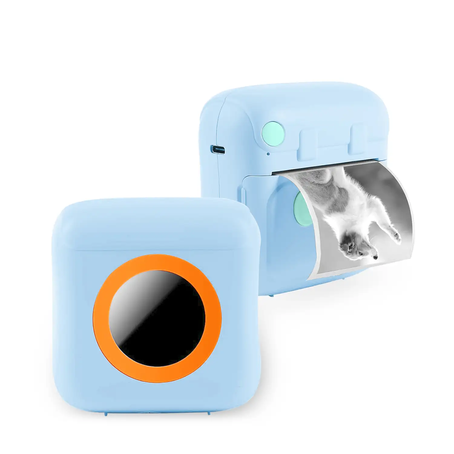 Mini impresora térmica Bluetooth portátil, compatible con Android e iOS. Con batería de 1200mAh.