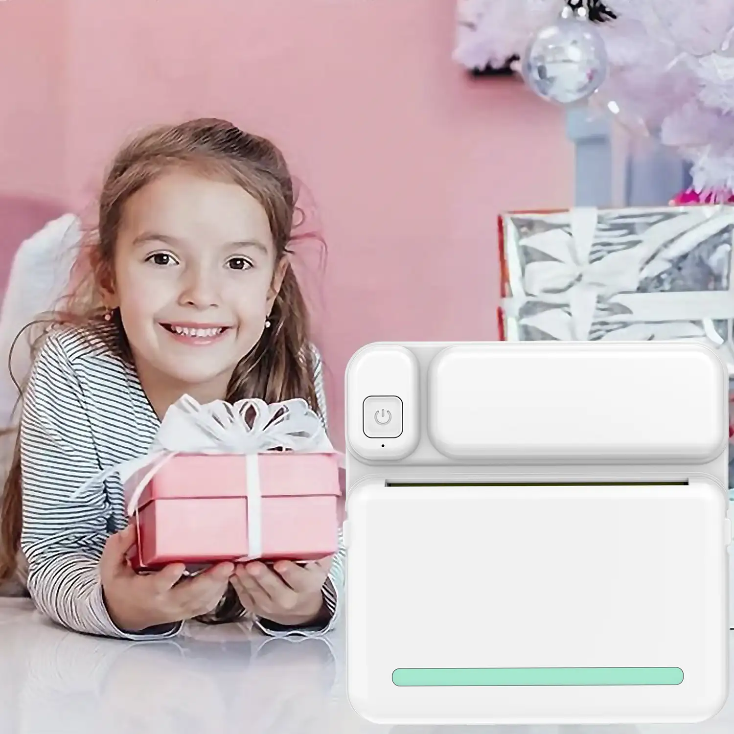 Impresora de mano C19 Bluetooth, compatible con Android e iOS. 200dpi. Impresión térmica, sin tinta.