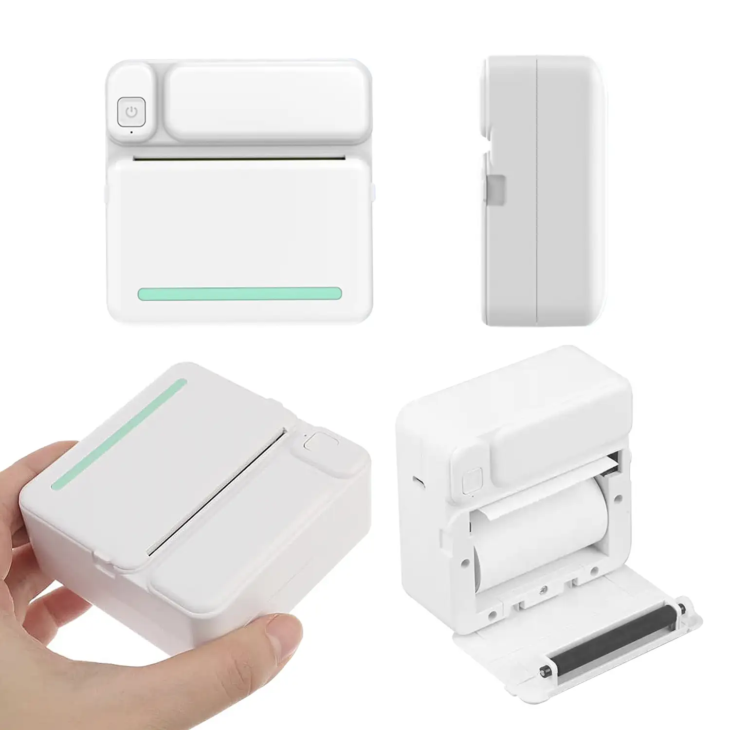 Impresora de mano C19 Bluetooth, compatible con Android e iOS. 200dpi. Impresión térmica, sin tinta.