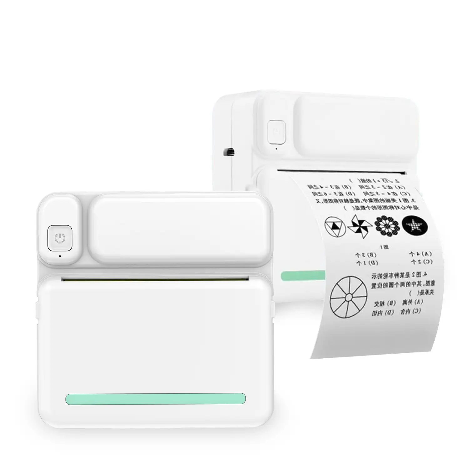 Impresora de mano C19 Bluetooth, compatible con Android e iOS. 200dpi. Impresión térmica, sin tinta.