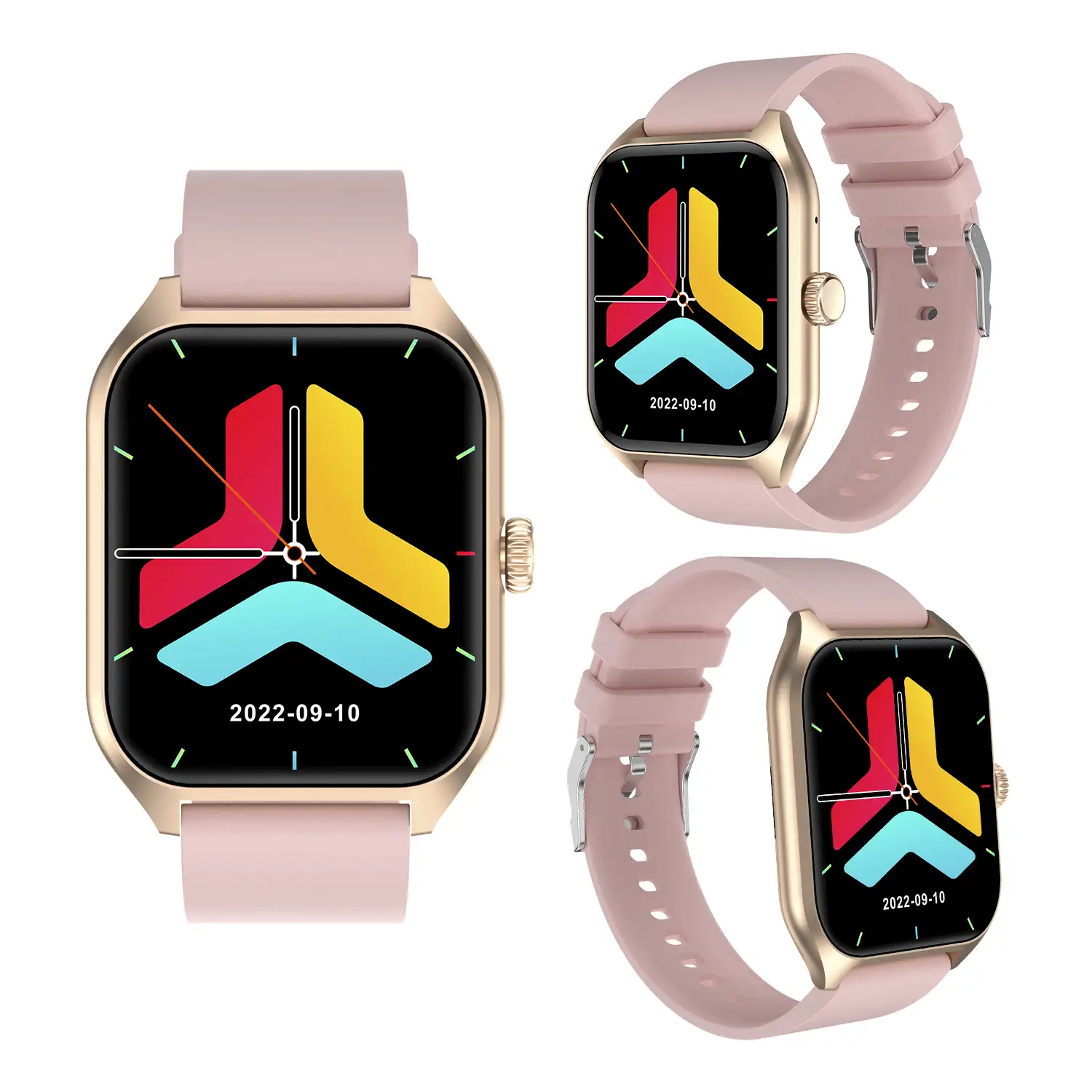 Smartwatch Qx5 con pantalla de 1,96 pulgadas. Llamadas Bluetooth, más de 100 modos deportivos, monitor de glucosa y de tensión.
