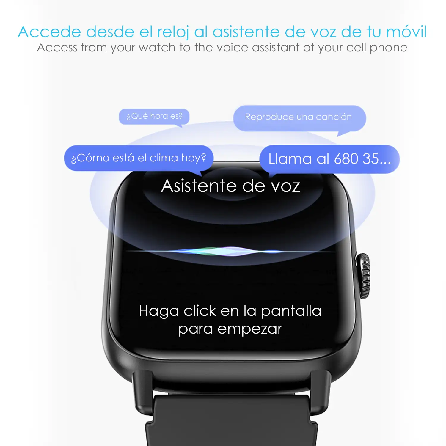 Smartwatch QS13 con notificaciones de Apps, más de 100 modos deportivos, llamadas Bluetooth. Monitor de glucosa, de tensión y oxígeno.