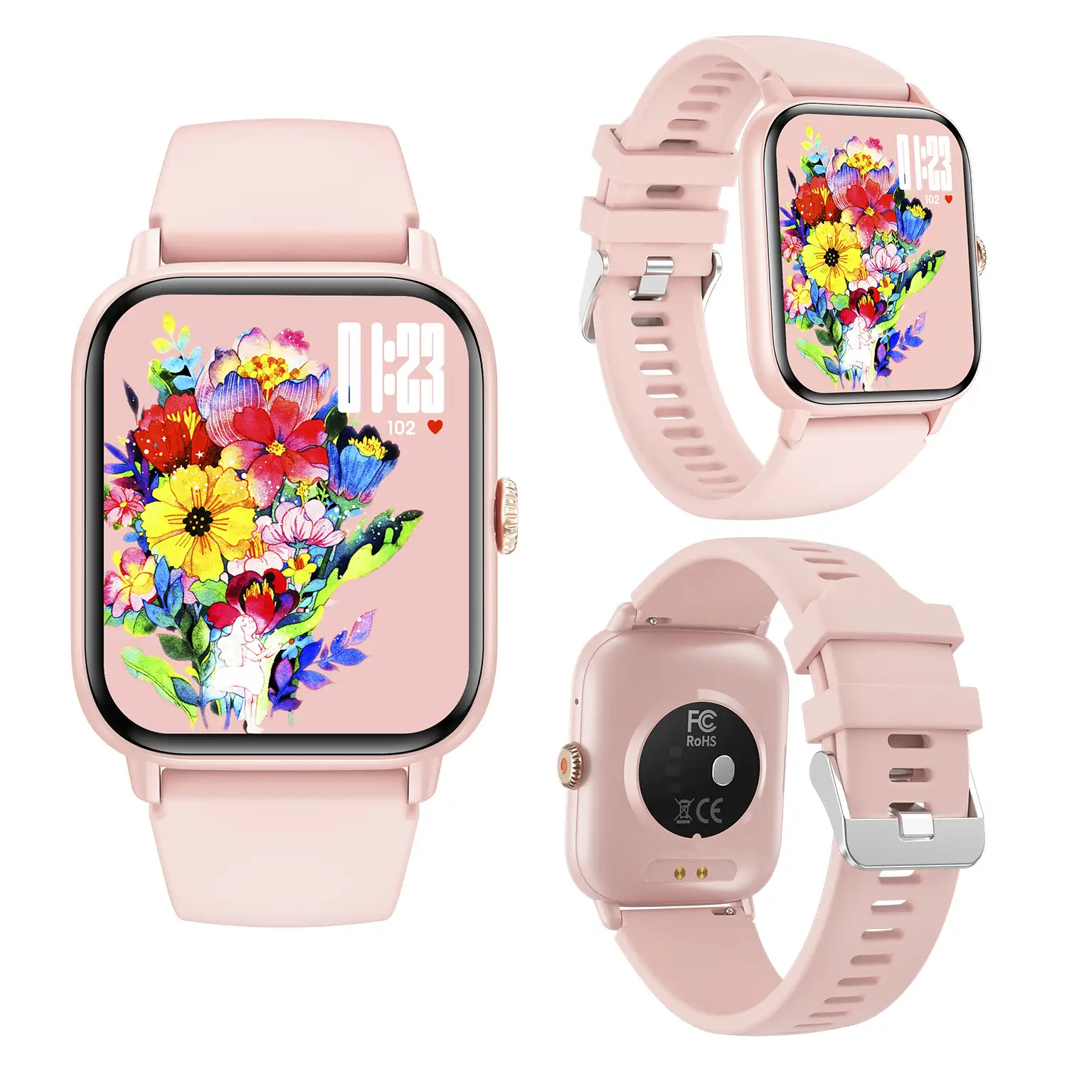 Smartwatch QS13 con notificaciones de Apps, más de 100 modos deportivos, llamadas Bluetooth. Monitor de glucosa, de tensión y oxígeno.