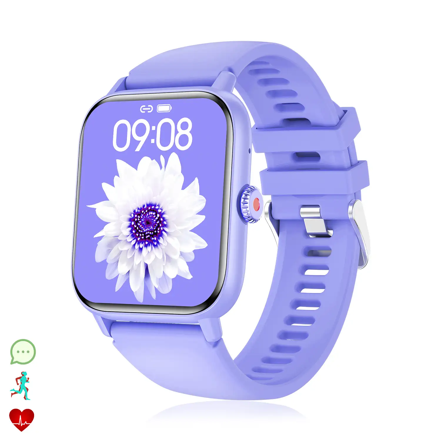 Smartwatch QS13 con notificaciones de Apps, más de 100 modos deportivos, llamadas Bluetooth. Monitor de glucosa, de tensión y oxígeno.