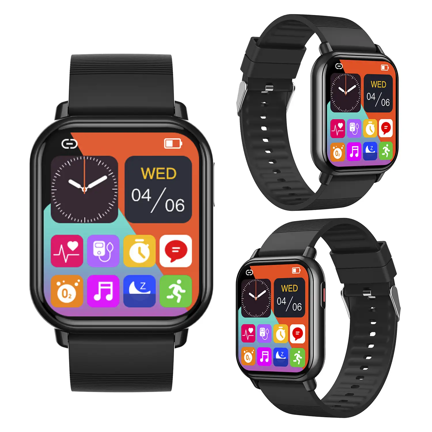 Smartwatch ZW32 con notificaciones de Apps, varios modos deportivos. Monitor  de tensión y oxígeno, termómetro.