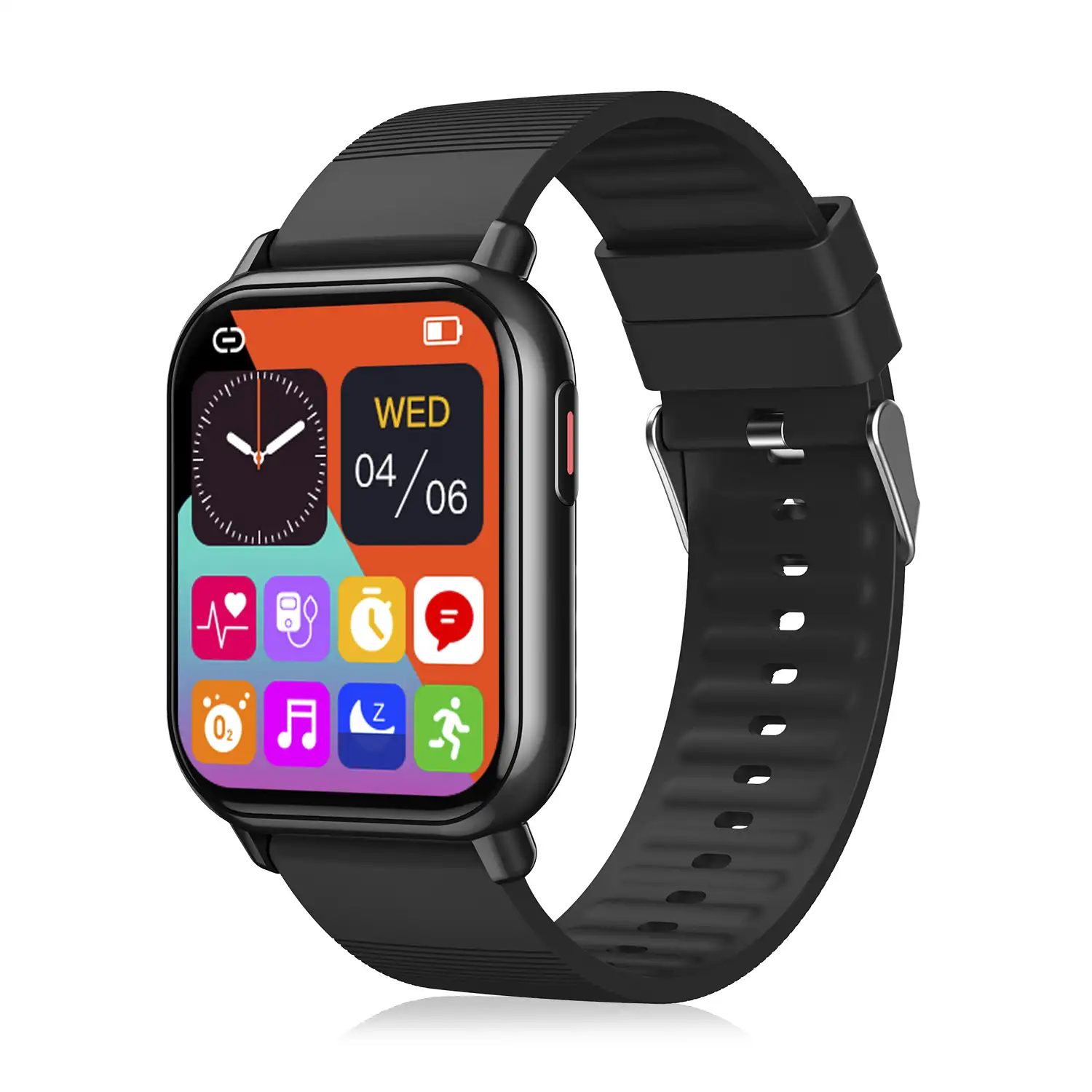 Smartwatch ZW32 con notificaciones de Apps, varios modos deportivos. Monitor  de tensión y oxígeno, termómetro.