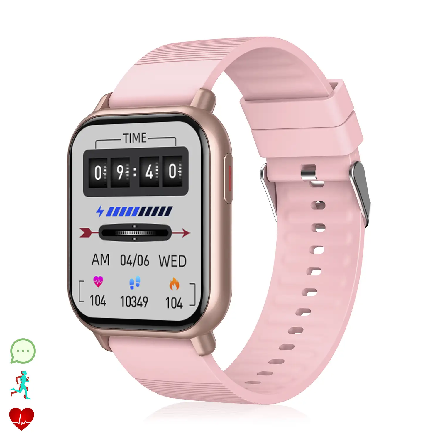 Smartwatch ZW32 con notificaciones de Apps, varios modos deportivos. Monitor  de tensión y oxígeno, termómetro.