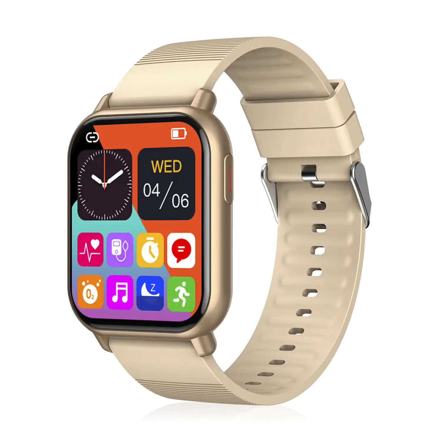 Smartwatch ZW32 con notificaciones de Apps, varios modos deportivos. Monitor  de tensión y oxígeno, termómetro.