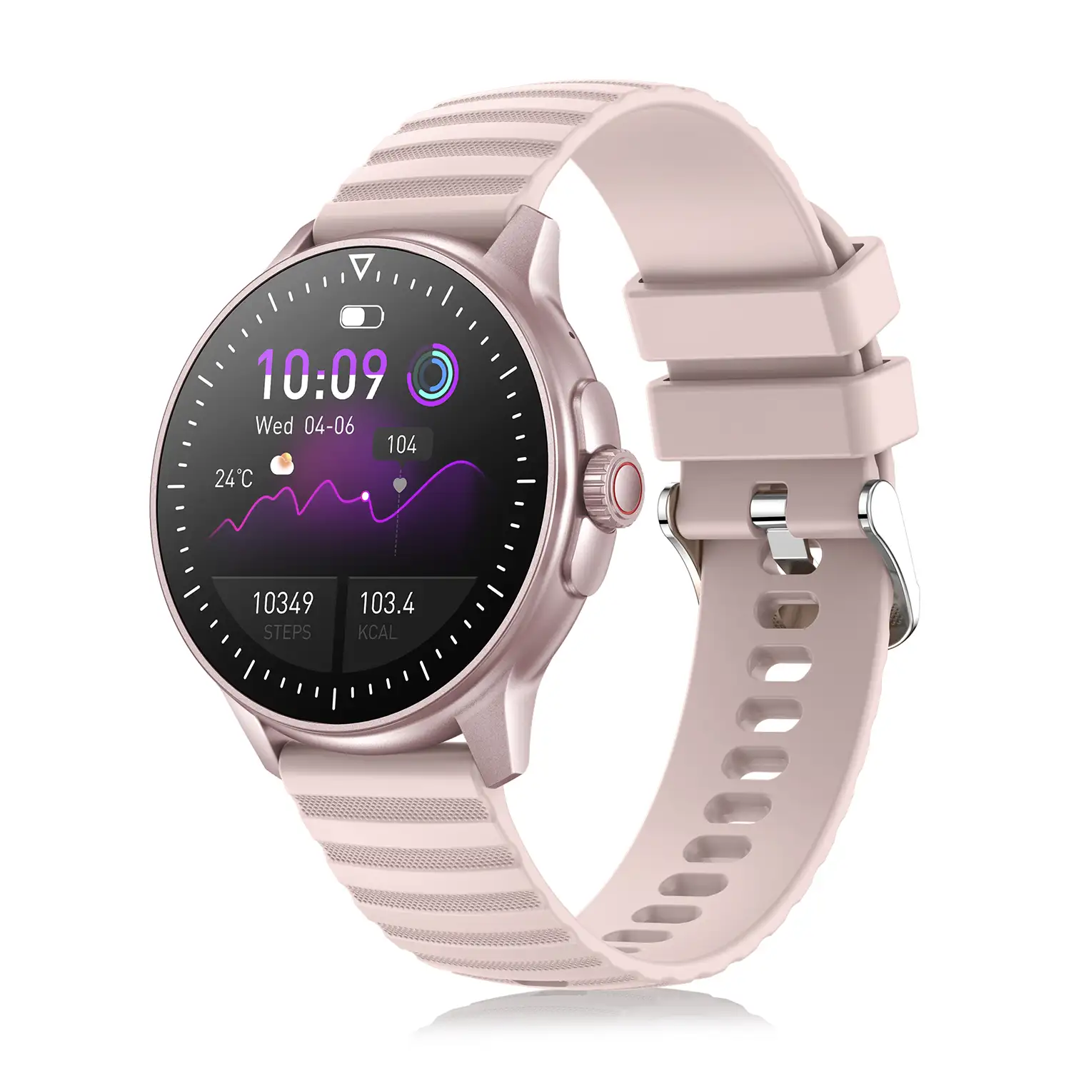 Smartwatch ZW45 con notificaciones de Apps, llamadas Bluetooth. Monitor  de tensión y oxígeno en sangre. Corona multifunción.