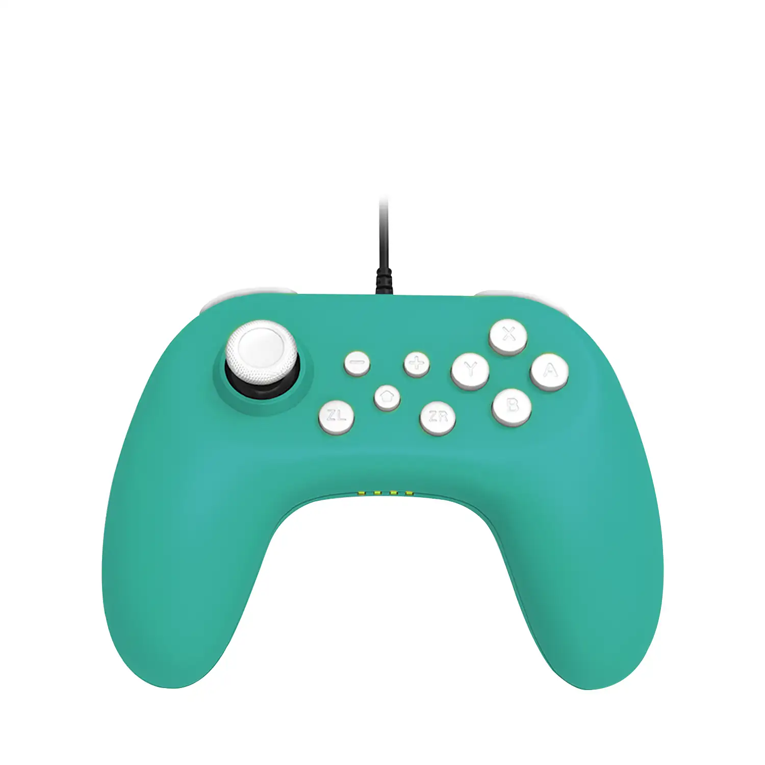 Mando Dobe con cable compatible con Switch. Equipado con funciones de vibración del motor e indicador del canal de conexión