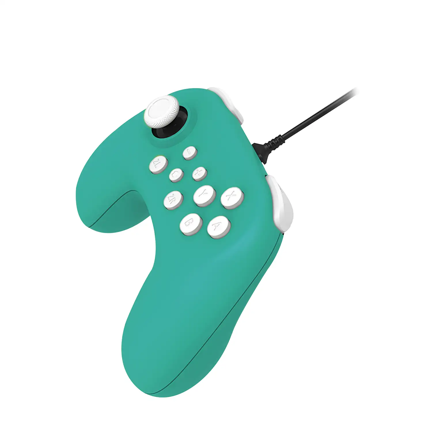 Mando Dobe con cable compatible con Switch. Equipado con funciones de vibración del motor e indicador del canal de conexión