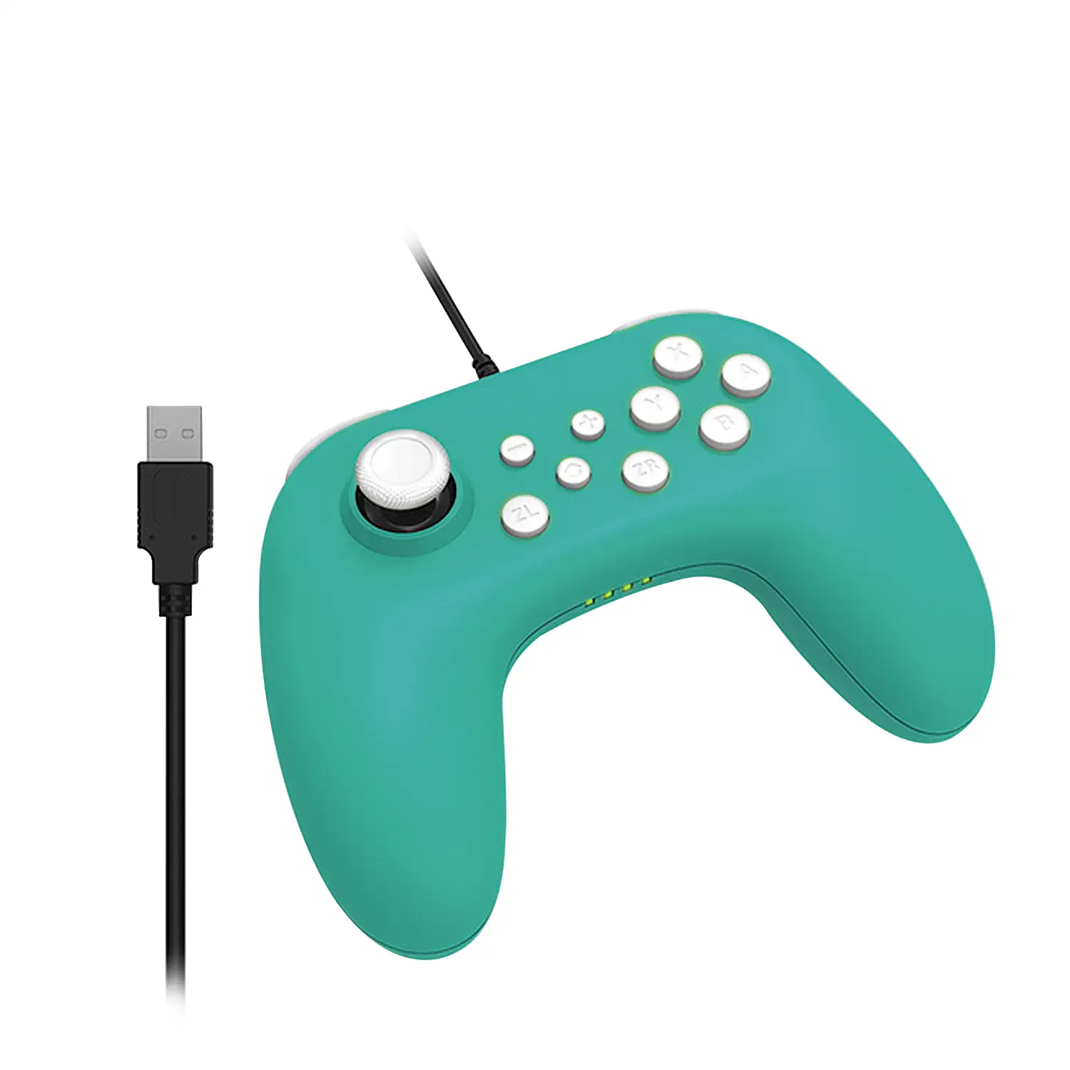 Mando Dobe con cable compatible con Switch. Equipado con funciones de vibración del motor e indicador del canal de conexión