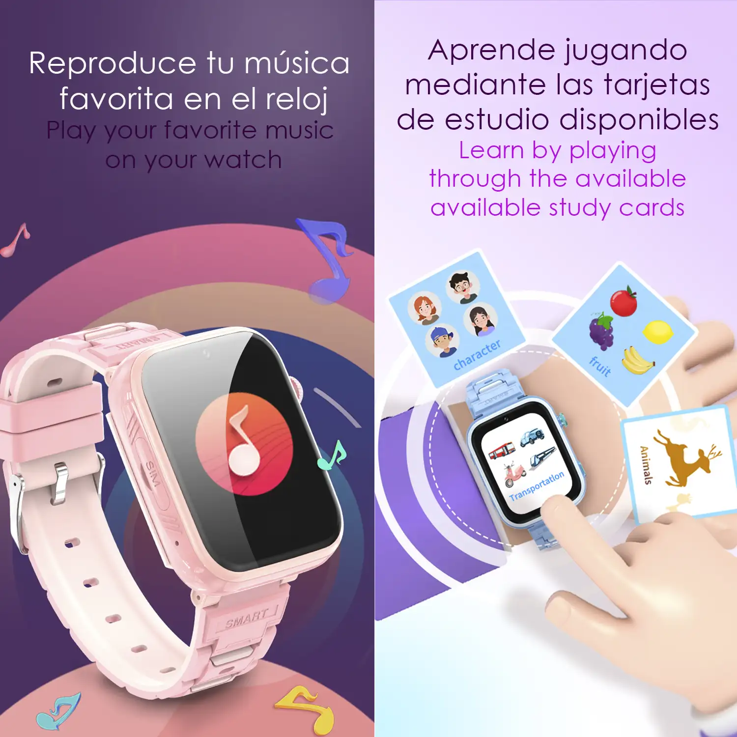 Smartwatch Phone Infantil T45 4G Android 8.1. Conectividad GPS, WIFI, LBS. Reconocimiento facial.