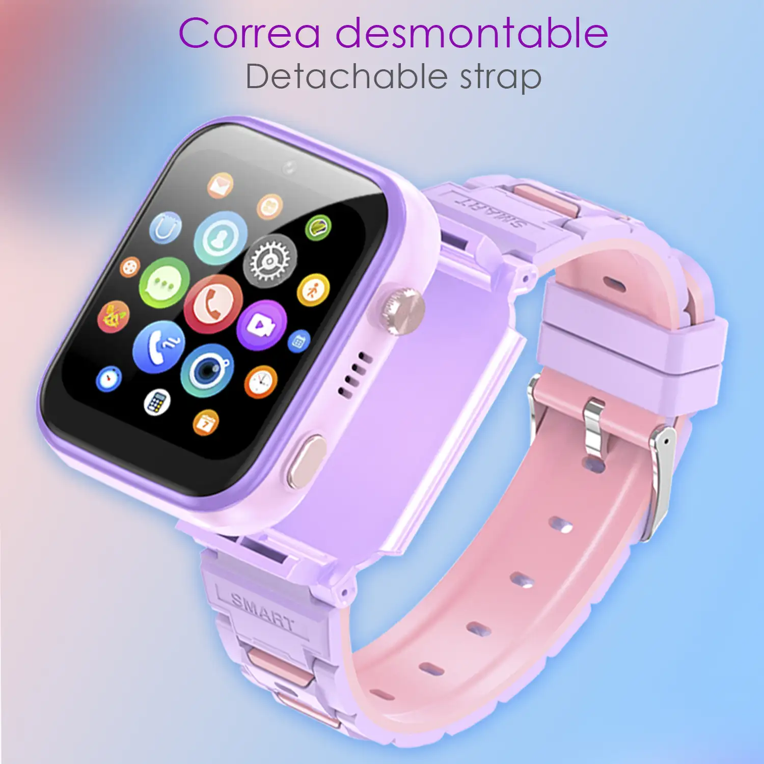 Smartwatch Phone Infantil T45 4G Android 8.1. Conectividad GPS, WIFI, LBS. Reconocimiento facial.