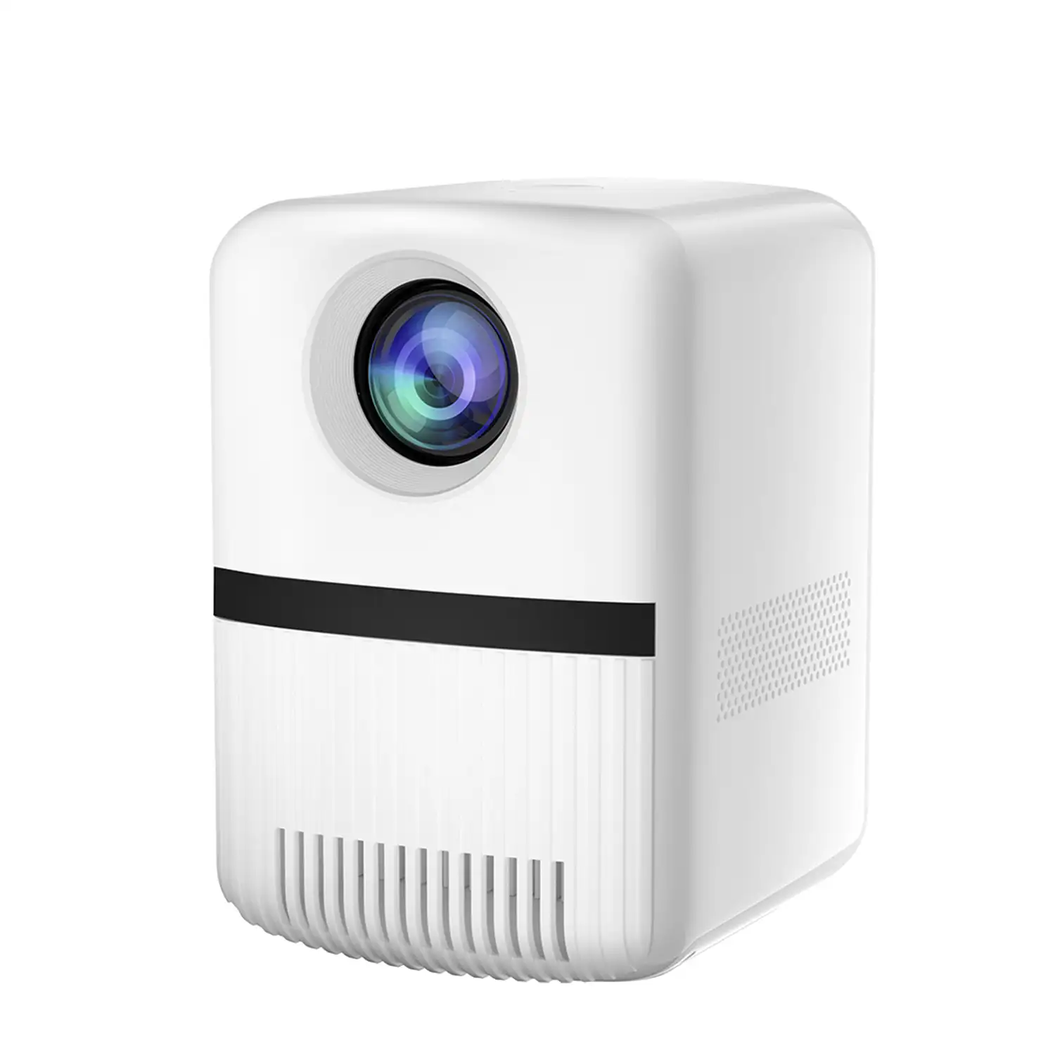 Video proyector LCD A6, con WiFi y Bluetooth. Resolución nativa HD720, 32 a 150 pulgadas. Duplicación de pantalla para iOS y Android.