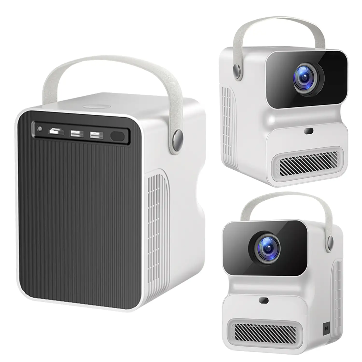 Video proyector LCD S2, con WiFi y Bluetooth. Resolución nativa HD720, 32 a 150 pulgadas. Duplicación de pantalla para iOS y Android.