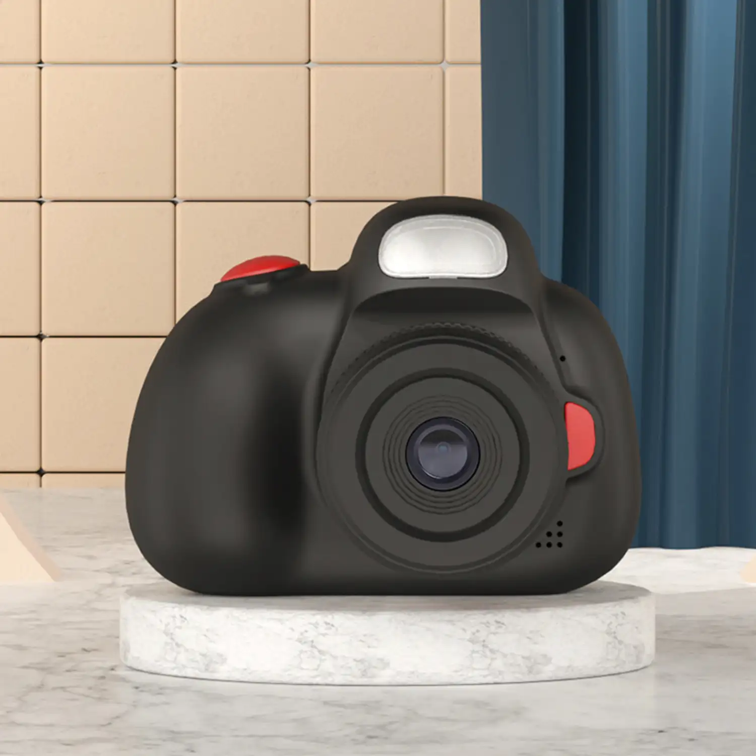 Cámara digital D6S de fotos 48mpx y video HD para niños. Pantalla de 2,4. Enfoque manual y automático. Flash, cámara secundaria.