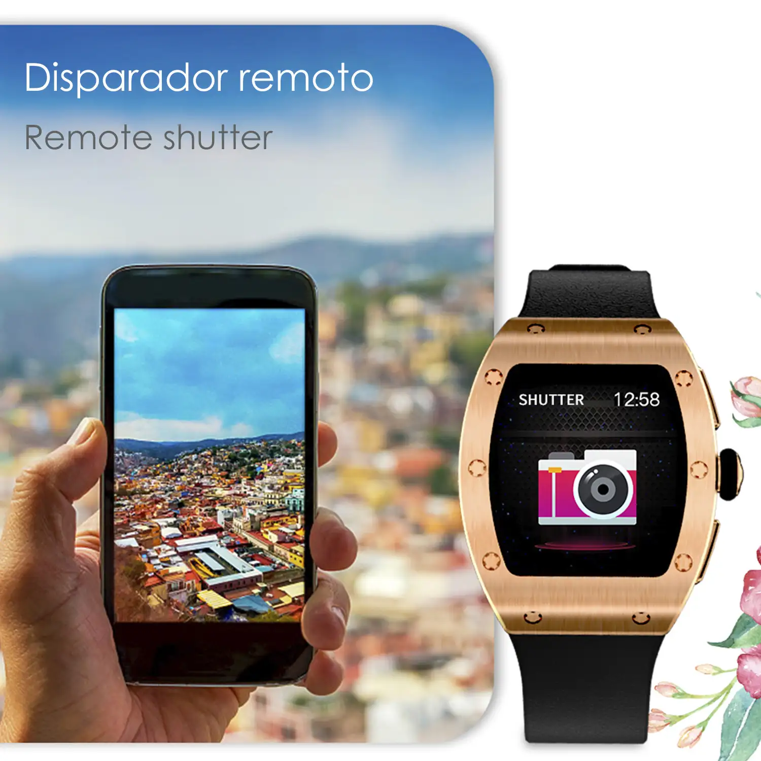 Smartwatch M7, especial muñecas finas, con monitor de tensión, oxígeno en sangre y cardíaco; 8 modos multideportivos. Notificaciones de Apps.