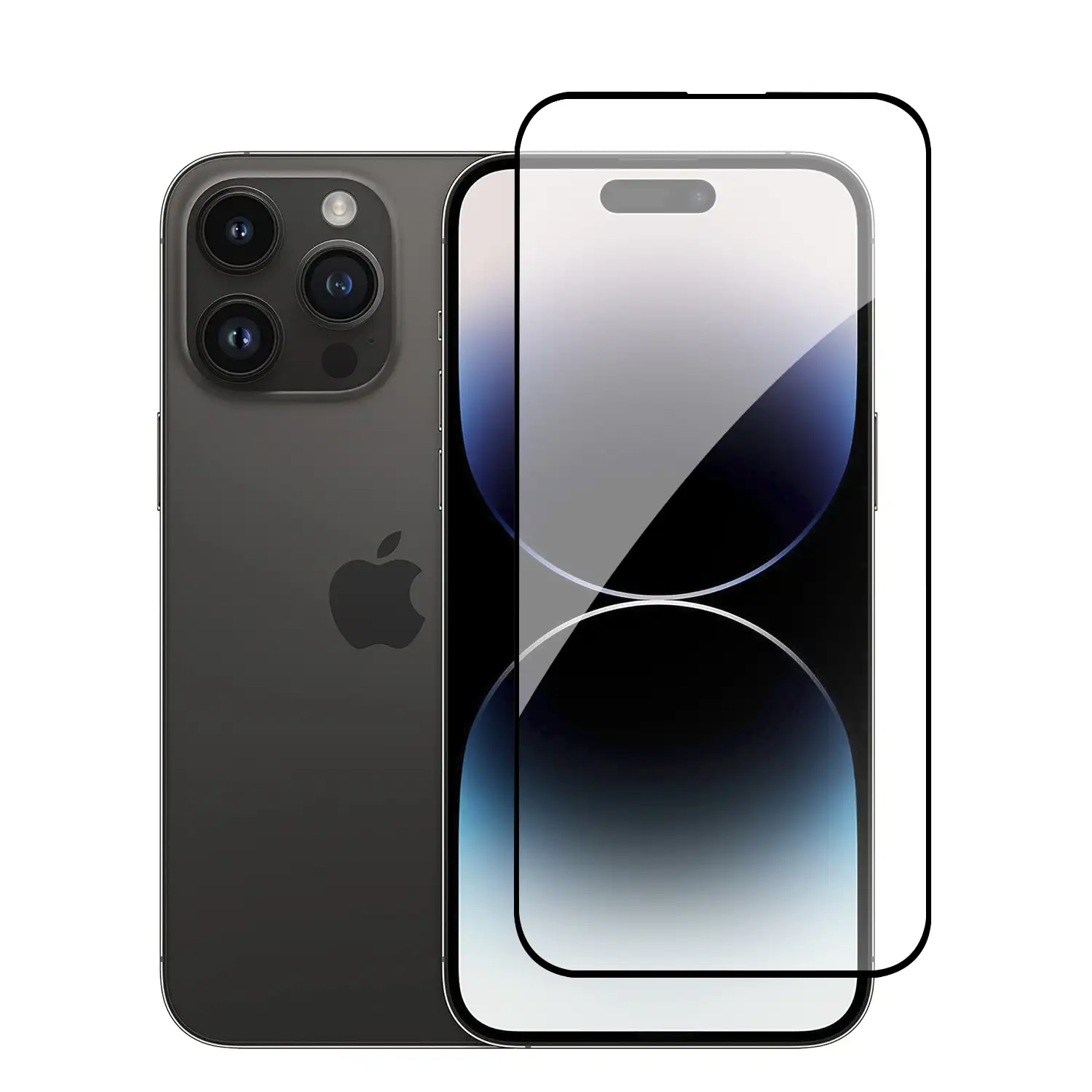 Protector de pantalla de cristal templado full cover para iPhone 14 Pro Max