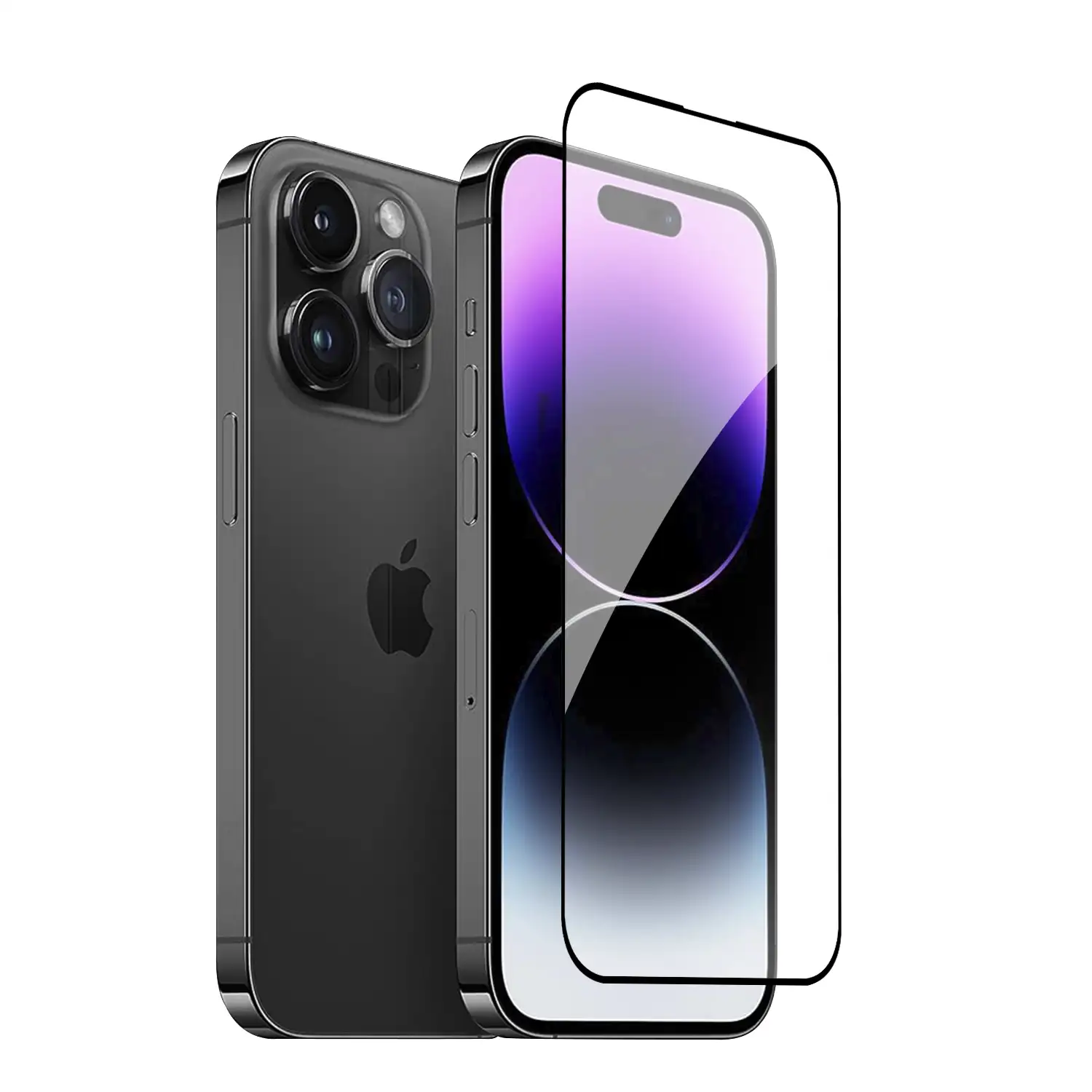 Protector de pantalla de cristal templado full cover para iPhone 14 Pro Max