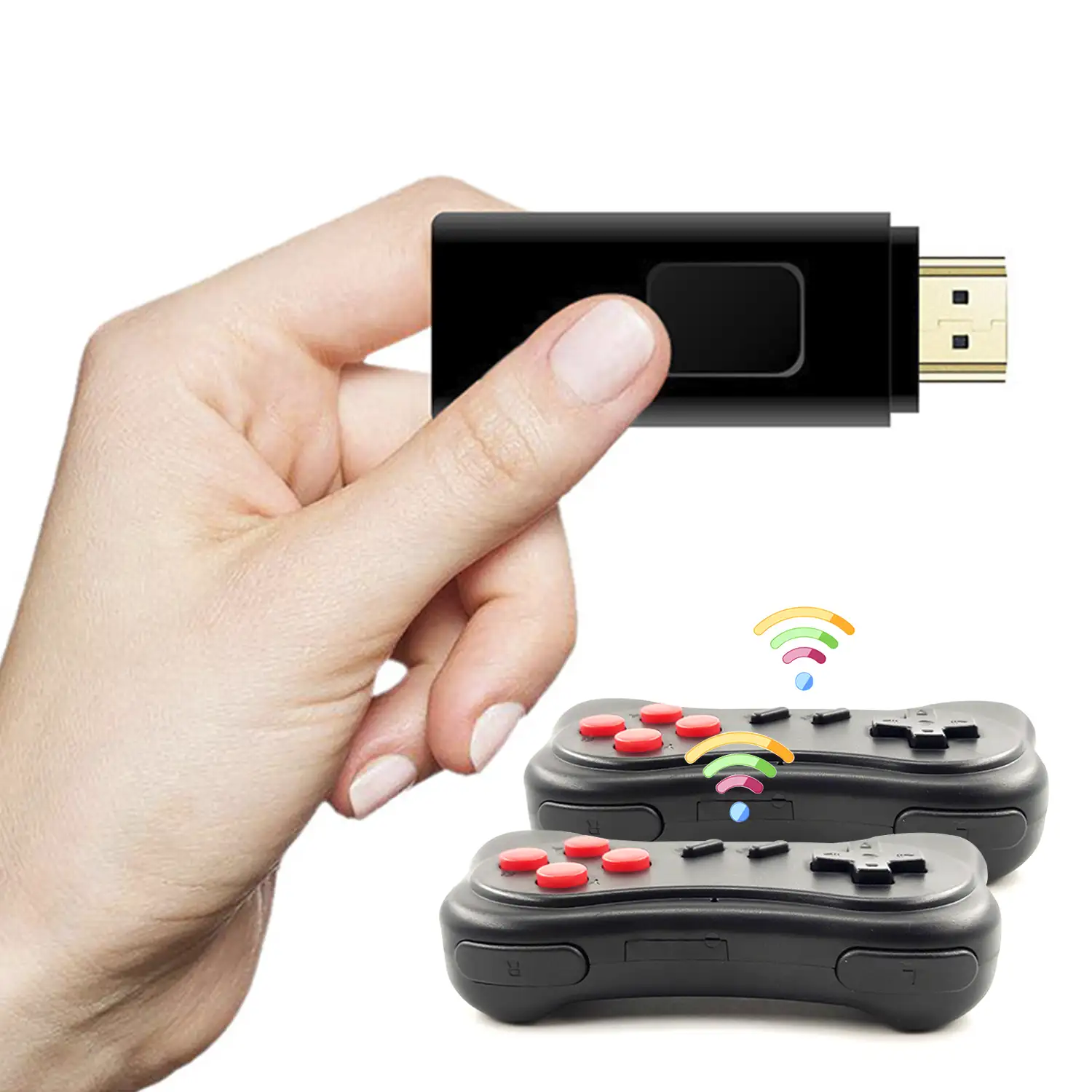 Consola de videojuegos U-06, conexión HDMI a tu pantalla TV. FullHD. Incluye 660 juegos retro arcade clásicos.