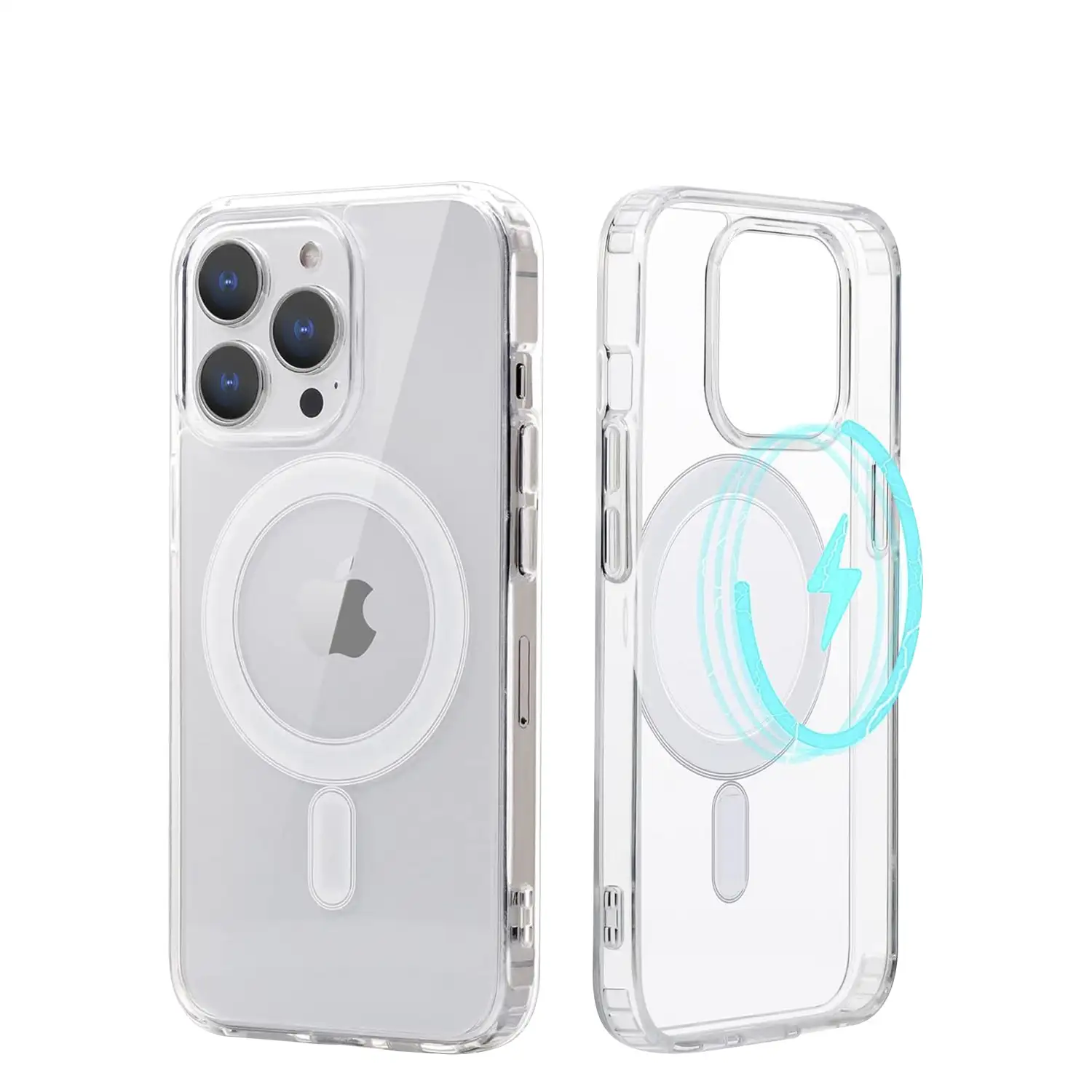 Carcasa transparente antichoque Magsafe para iPhone 13 Pro Max