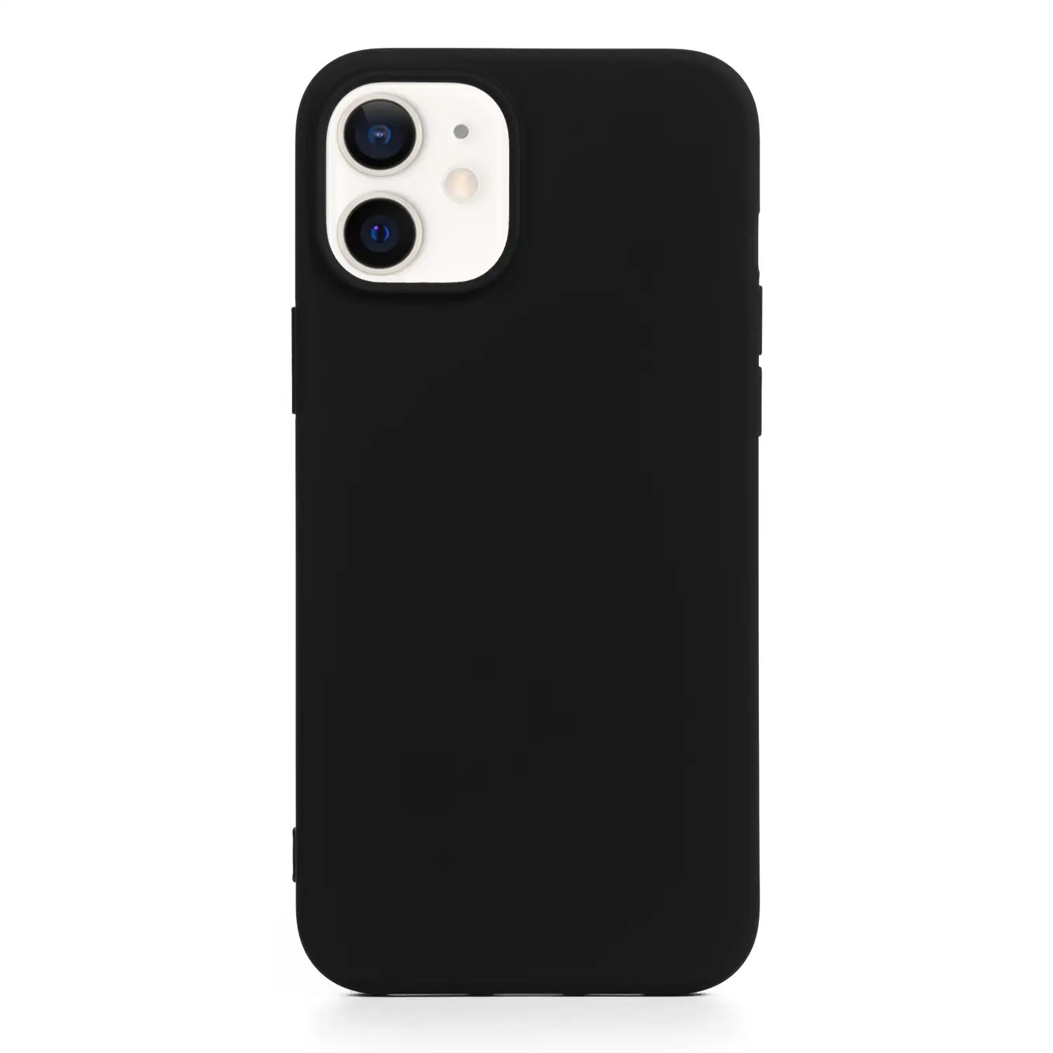 Carcasa de silicona Essential para iPhone 12 Mini. Interior aterciopelado suave.