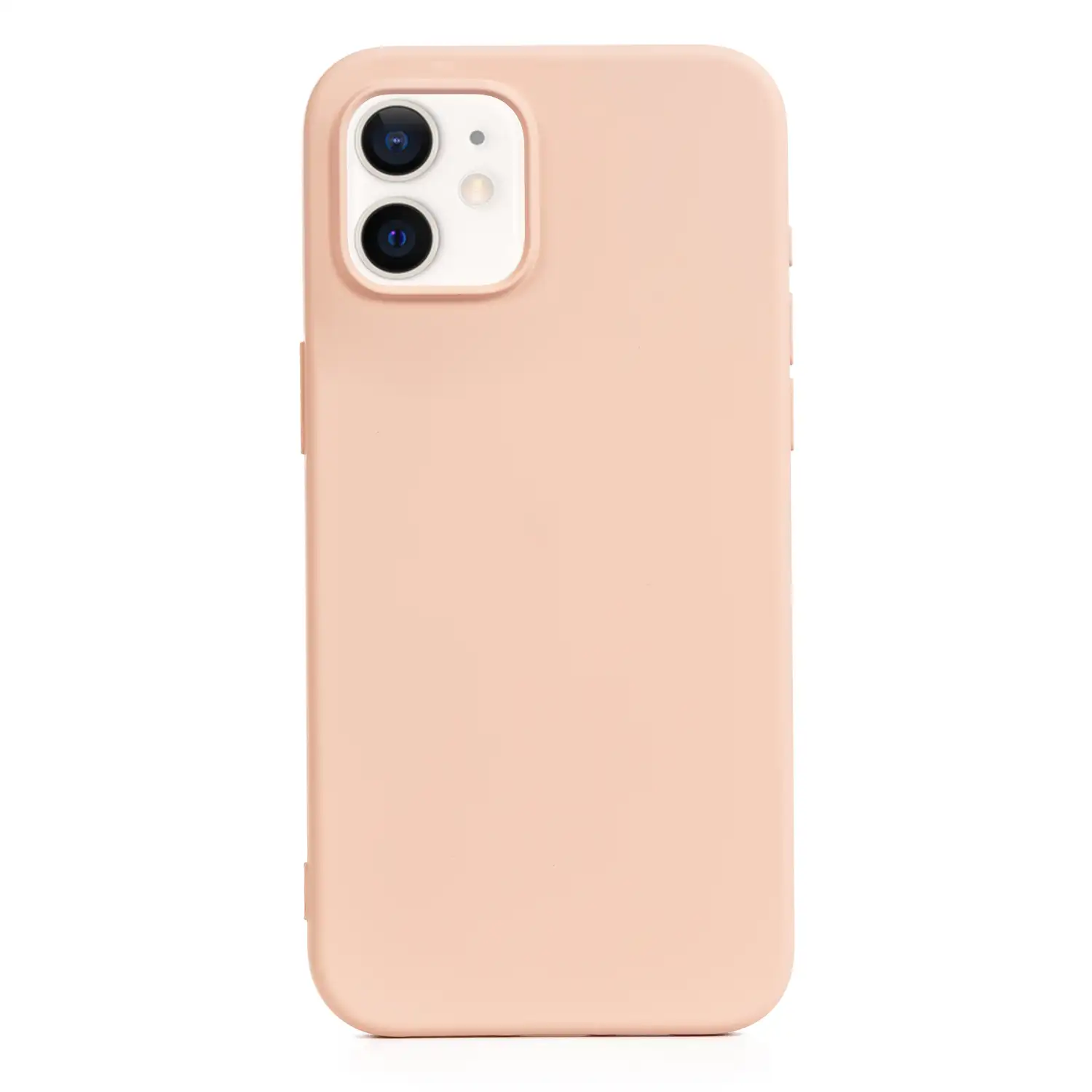Carcasa de silicona Essential para iPhone 12 / 12 Pro. Interior aterciopelado suave.