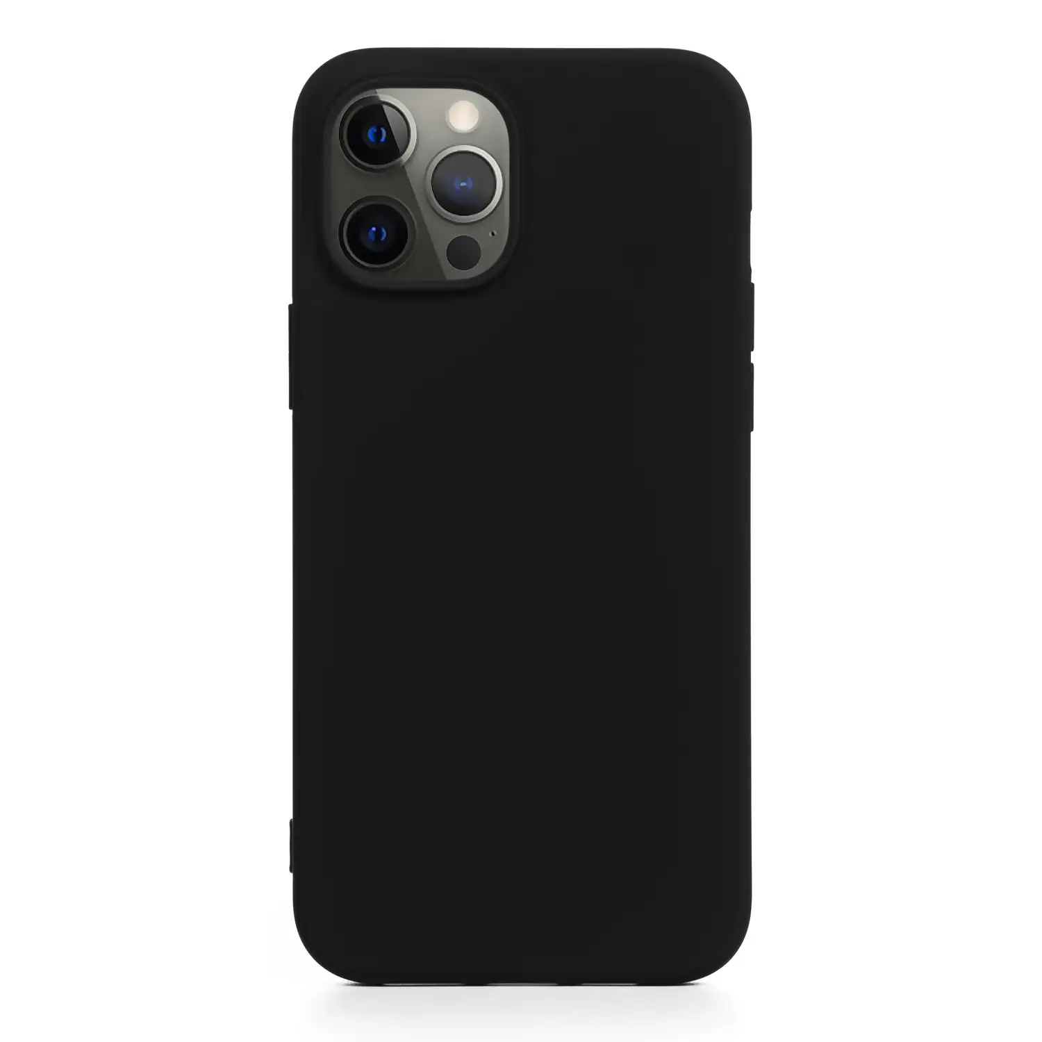 Carcasa de silicona Essential para iPhone 12 Pro Max. Interior aterciopelado suave.