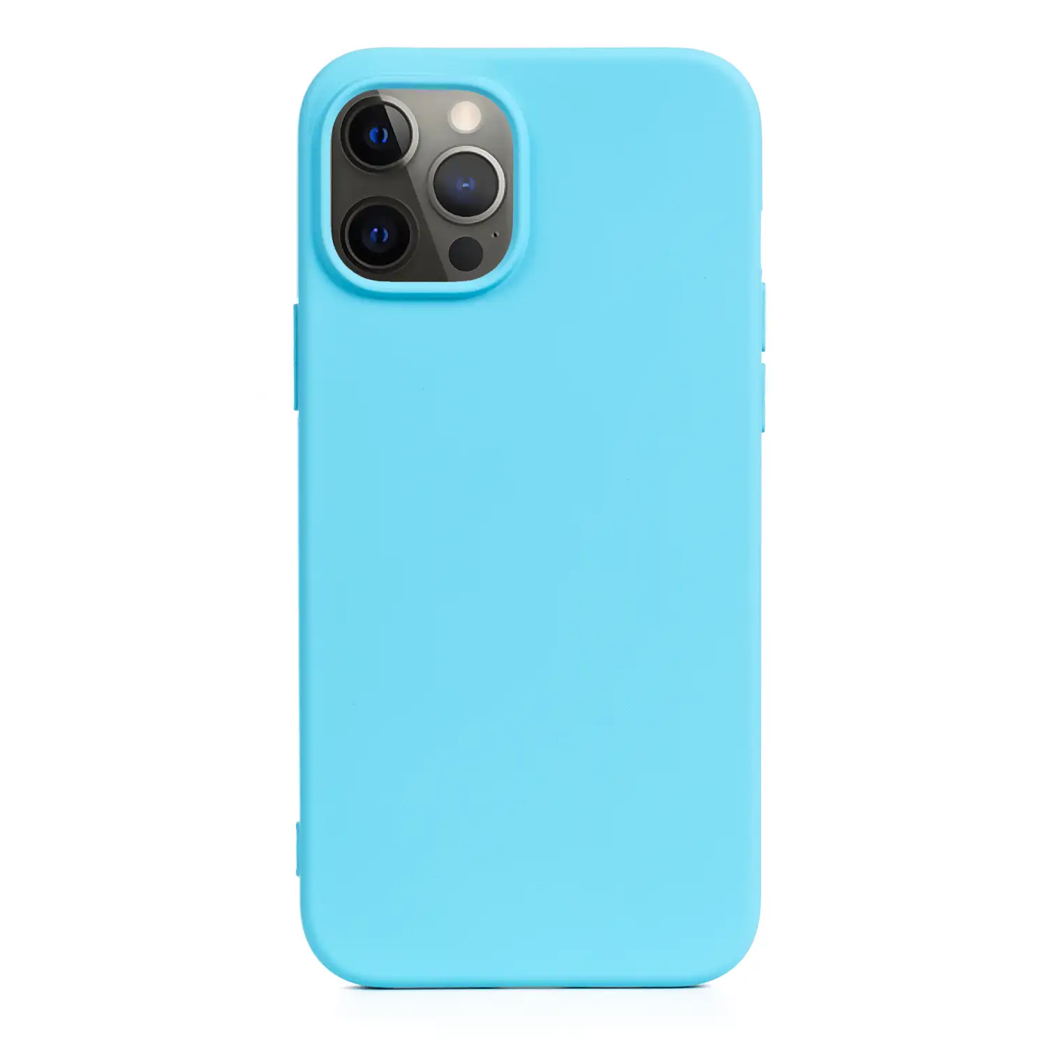 Carcasa de silicona Essential para iPhone 12 Pro Max. Interior aterciopelado suave.