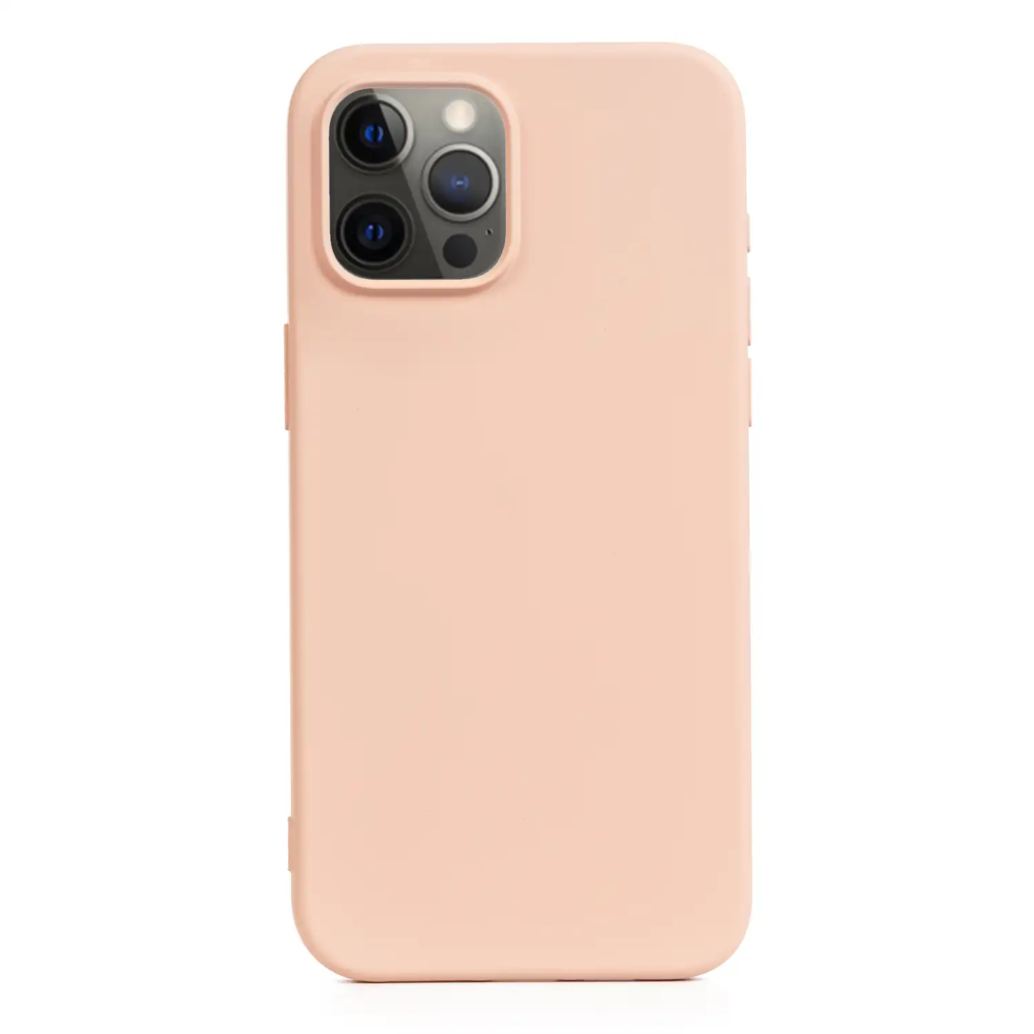 Carcasa de silicona Essential para iPhone 12 Pro Max. Interior aterciopelado suave.