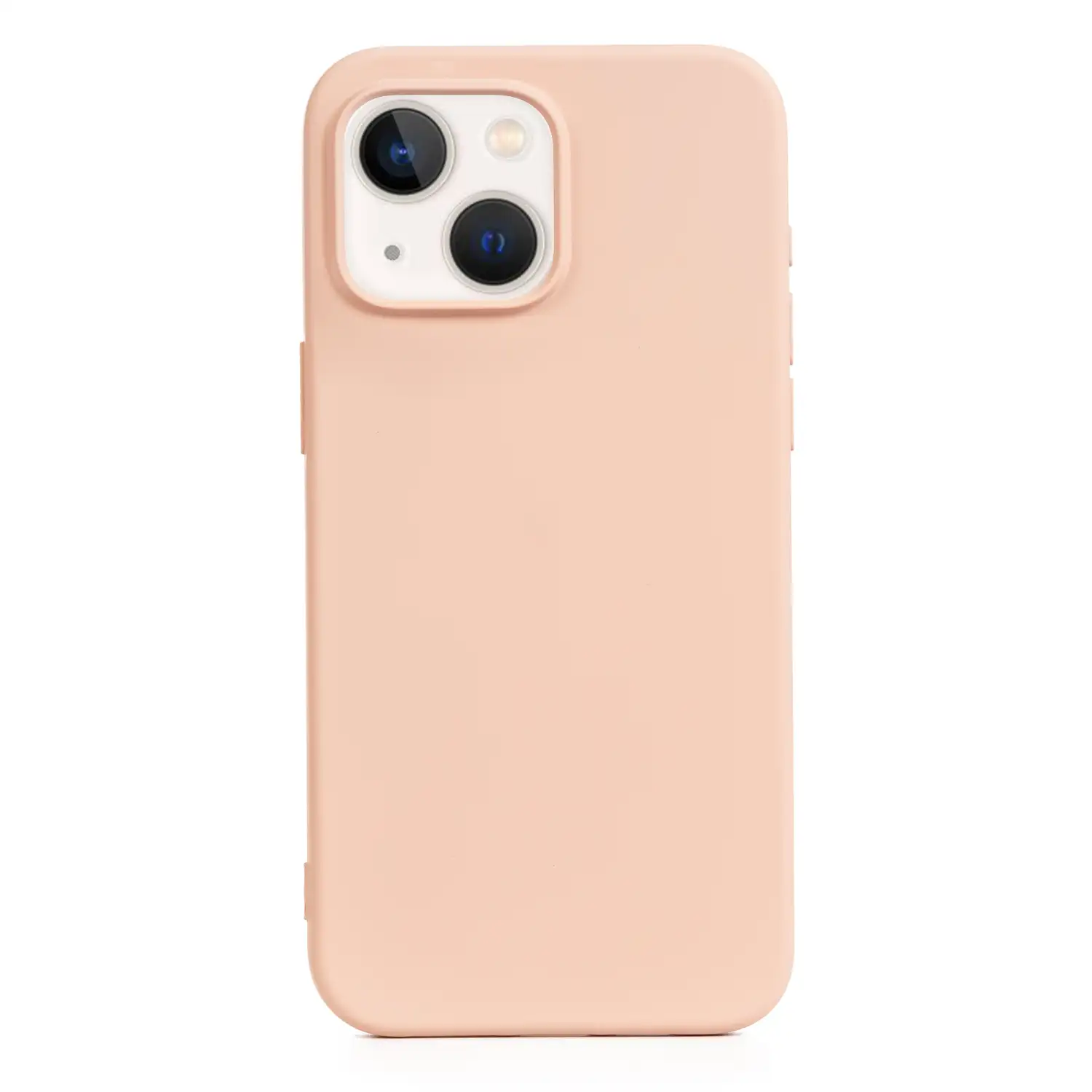 Carcasa de silicona Essential para iPhone 13 Mini. Interior aterciopelado suave.