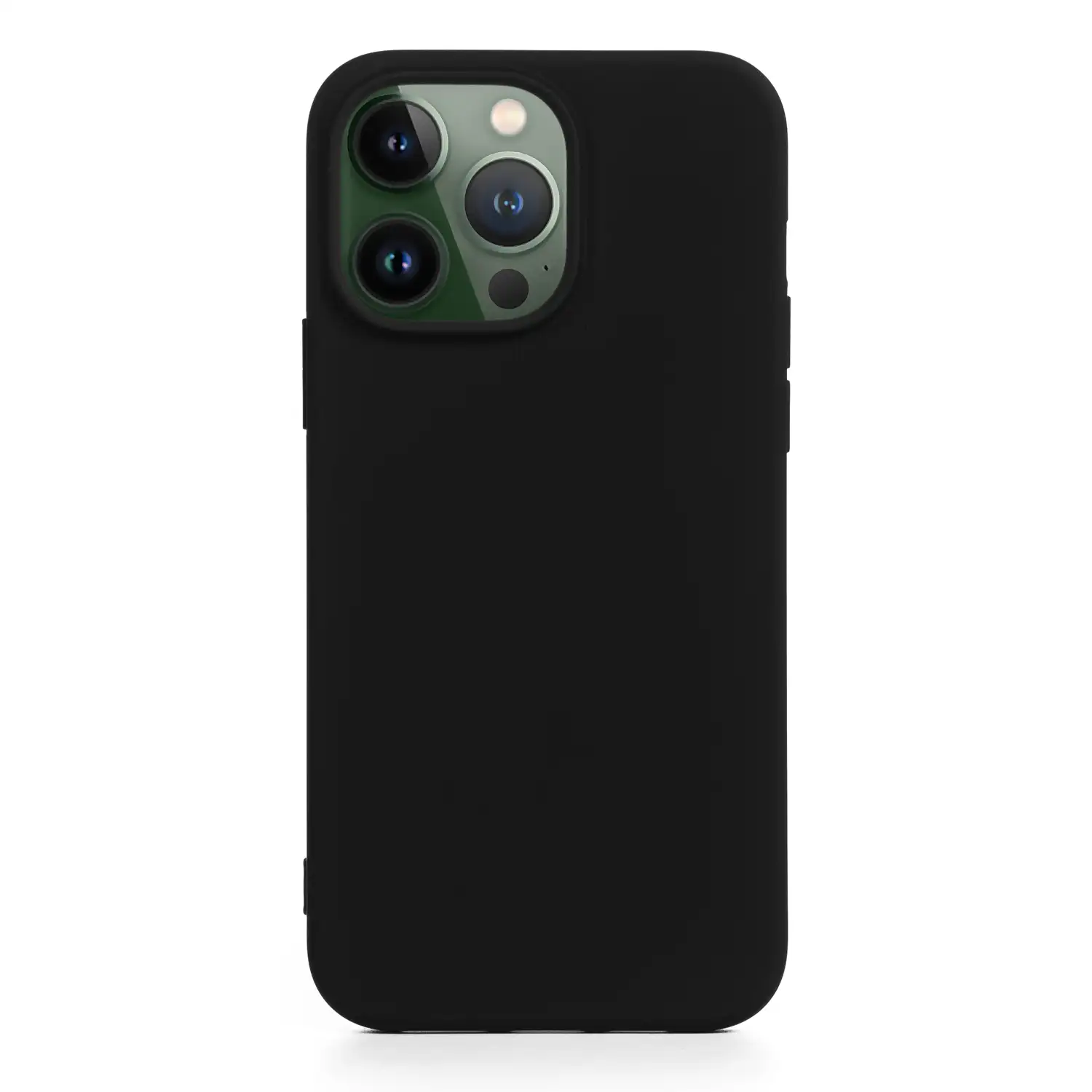 Carcasa de silicona Essential para iPhone 13 Pro. Interior aterciopelado suave.