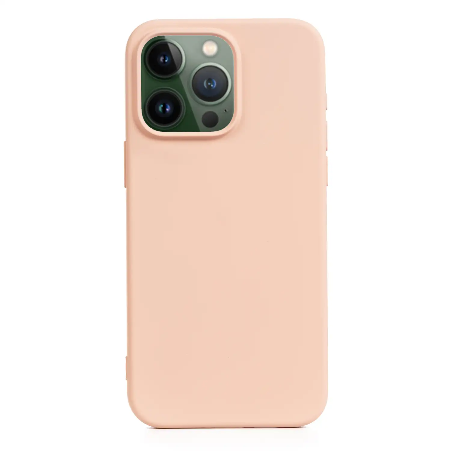 Carcasa de silicona Essential para iPhone 13 Pro. Interior aterciopelado suave.