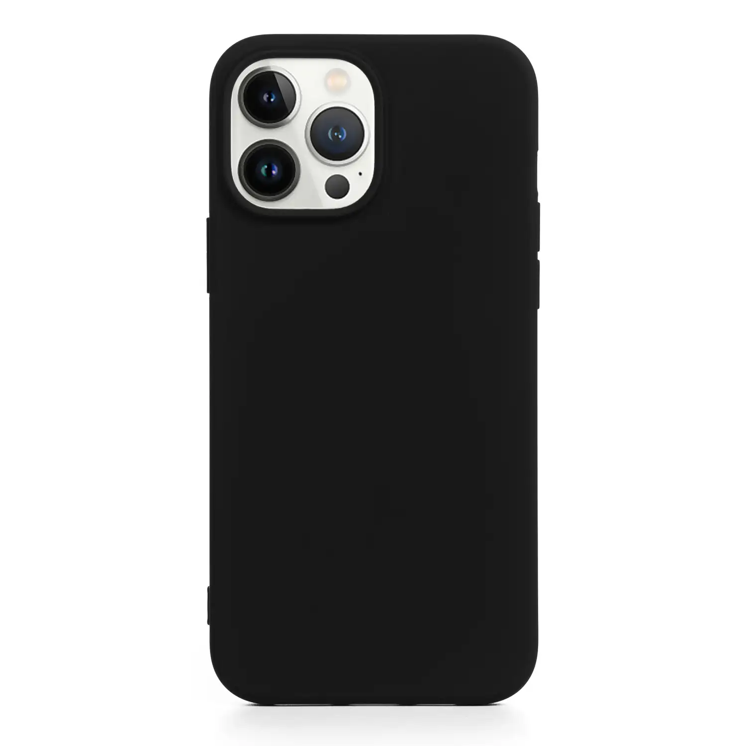 Carcasa de silicona Essential para iPhone 13 Pro Max. Interior aterciopelado suave.