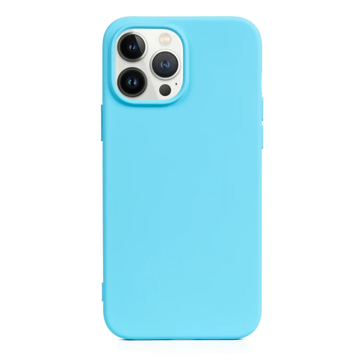 Carcasa de silicona Essential para iPhone 13 Pro Max. Interior aterciopelado suave.