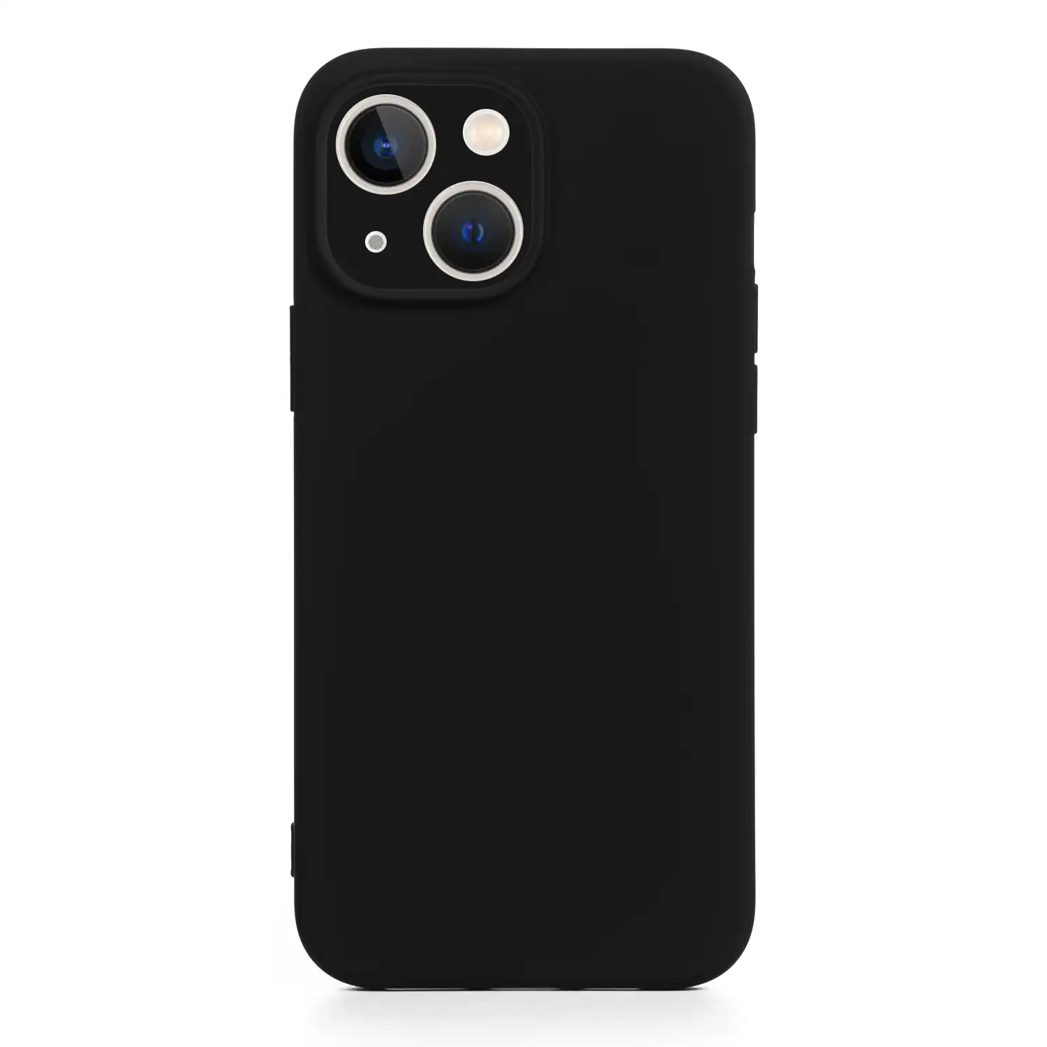 Carcasa de silicona Essential con protección de cámara para iPhone 13 Mini. Interior aterciopelado suave.