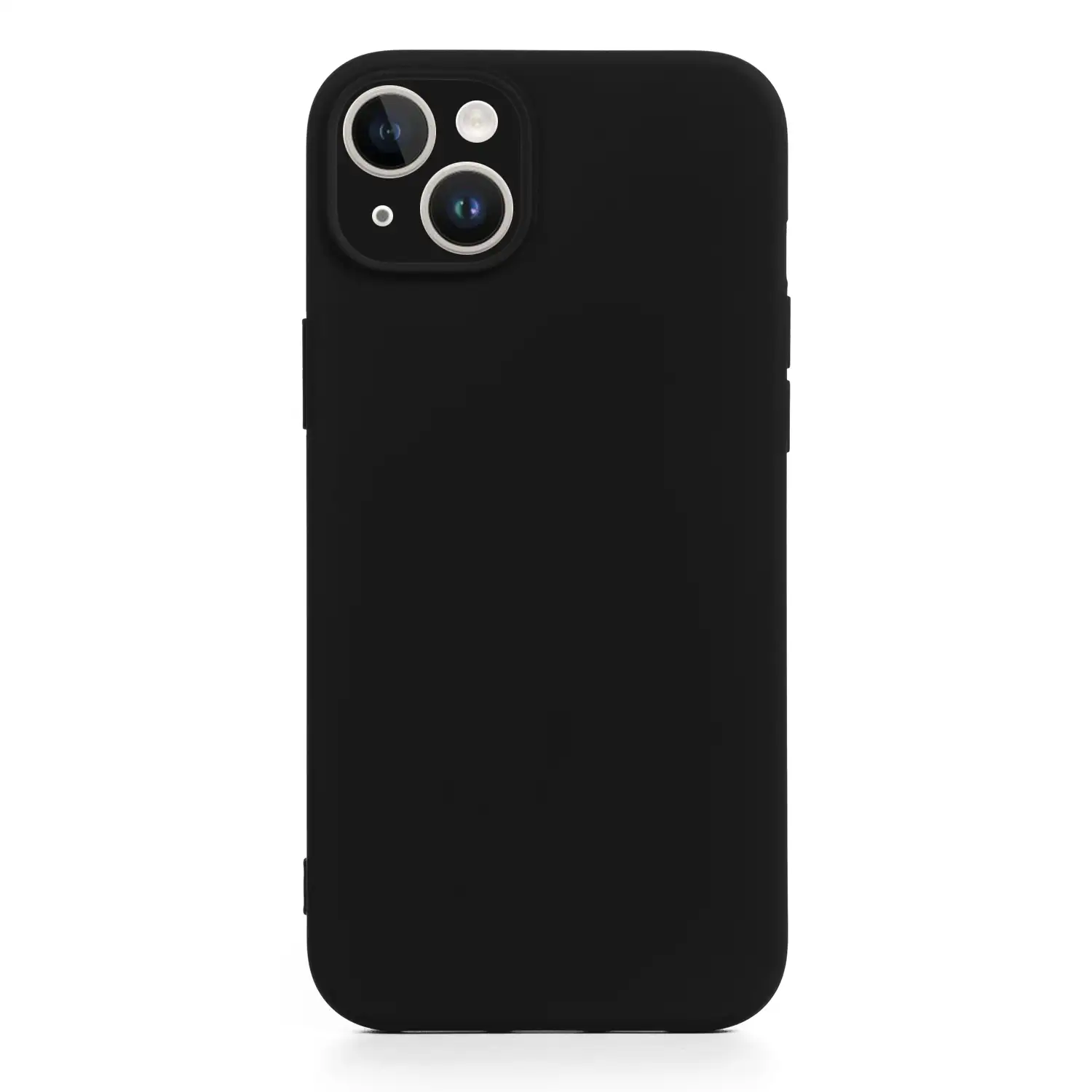 Carcasa de silicona Essential con protección de cámara para iPhone 14 Plus. Interior aterciopelado suave.