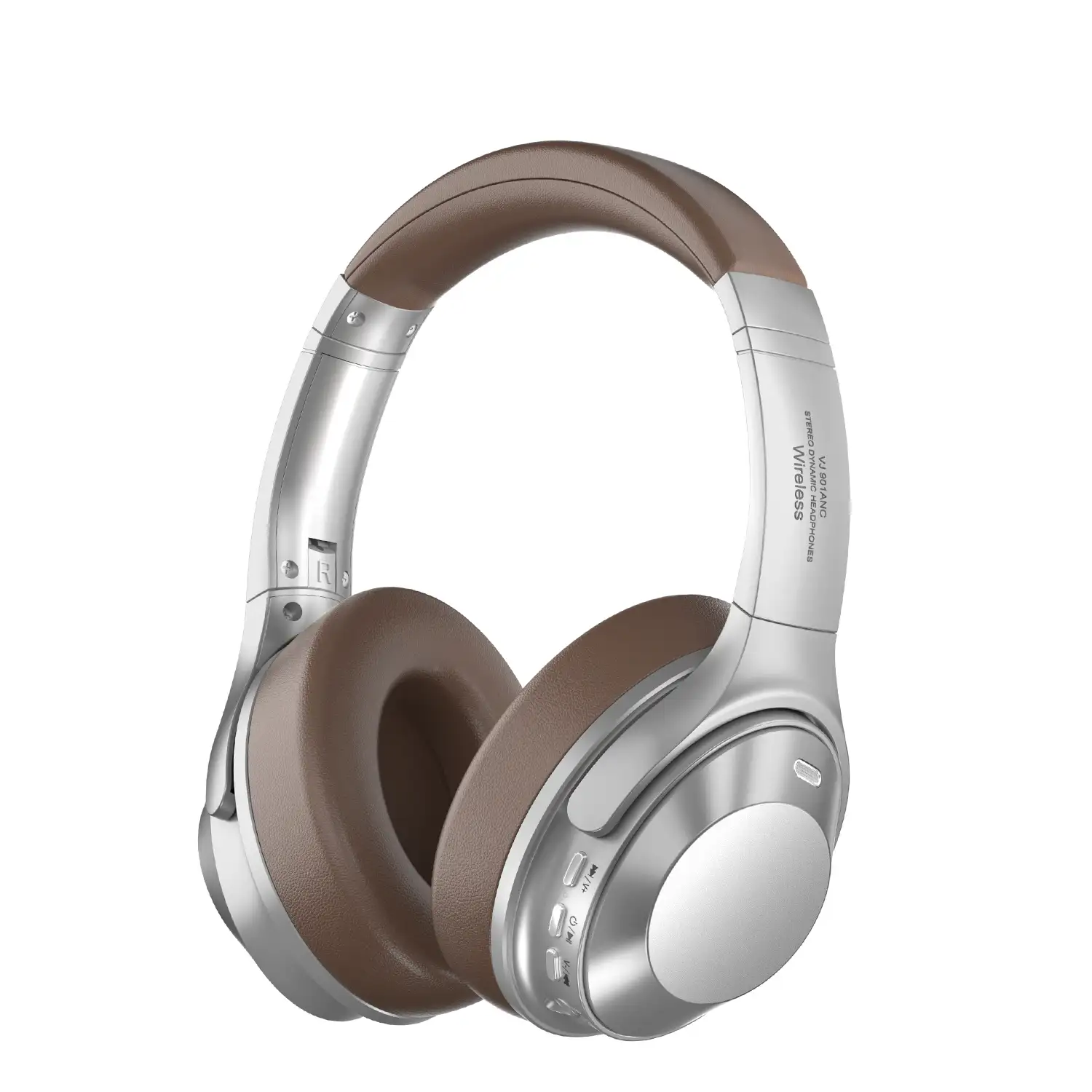 Cascos VJ901 Bluetooth 5.3 con cancelación activa de ruido ANC. Manos libres, acceso asistente de voz.