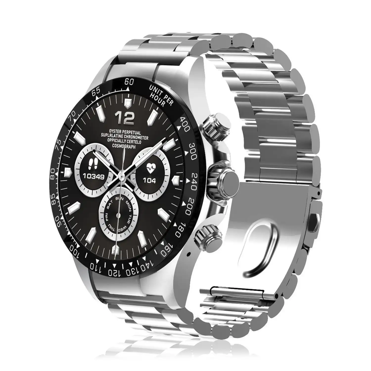 Smartwatch G6 Max. Llamadas BT, notificaciones, asistente de voz. Monitor de tensión y cardiaco, multideportivo.
