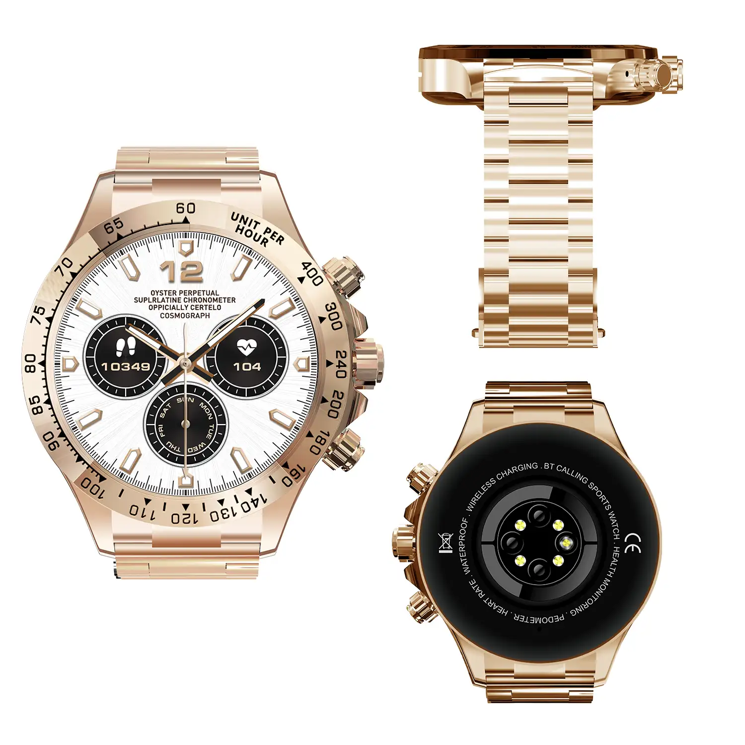 Smartwatch G6 Max. Llamadas BT, notificaciones, asistente de voz. Monitor de tensión y cardiaco, multideportivo.