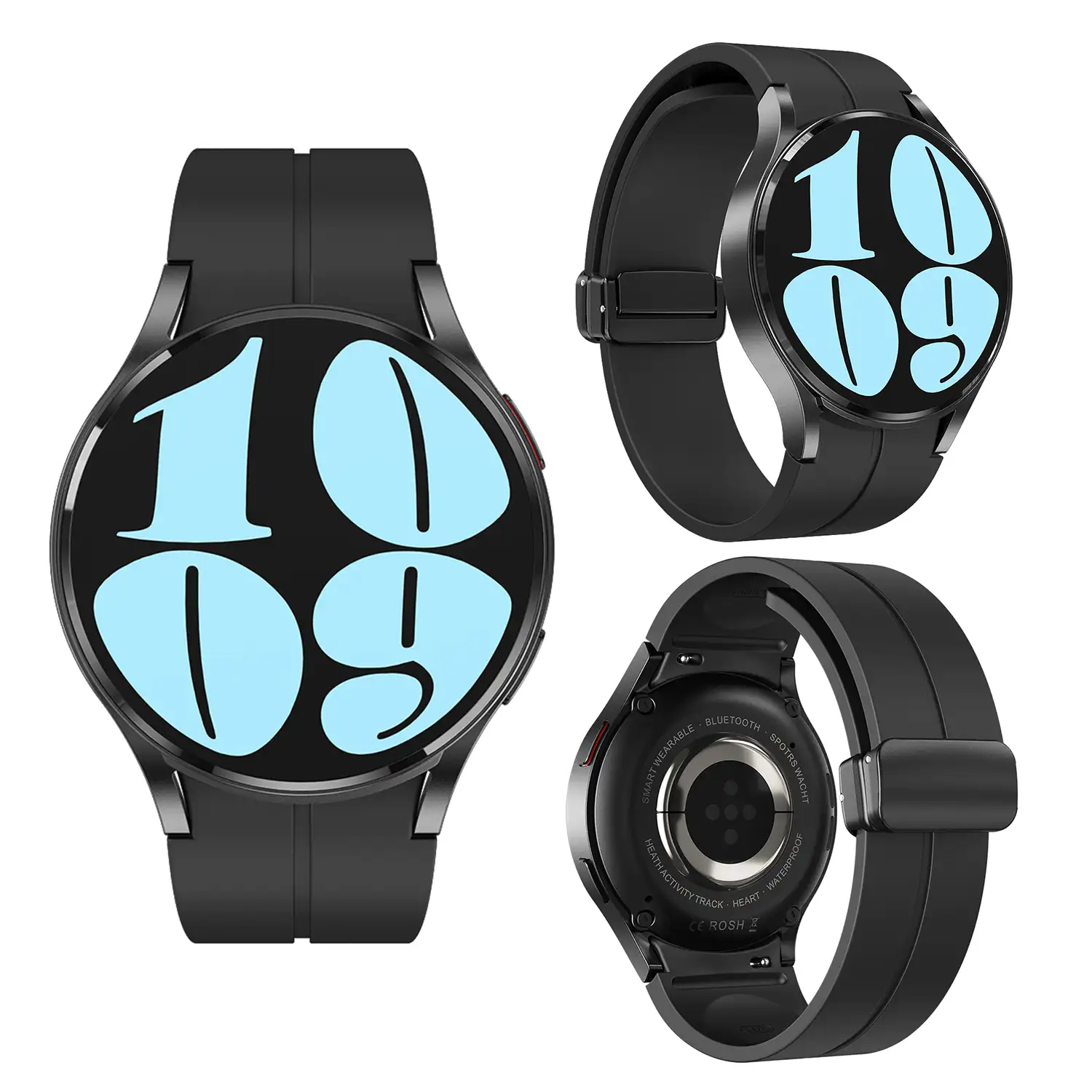Smartwatch R6 Pro Max, pantalla AMOLED, +100 modos deportivos. Llamadas BT, notificaciones push. Monitor glucosa en sangre.