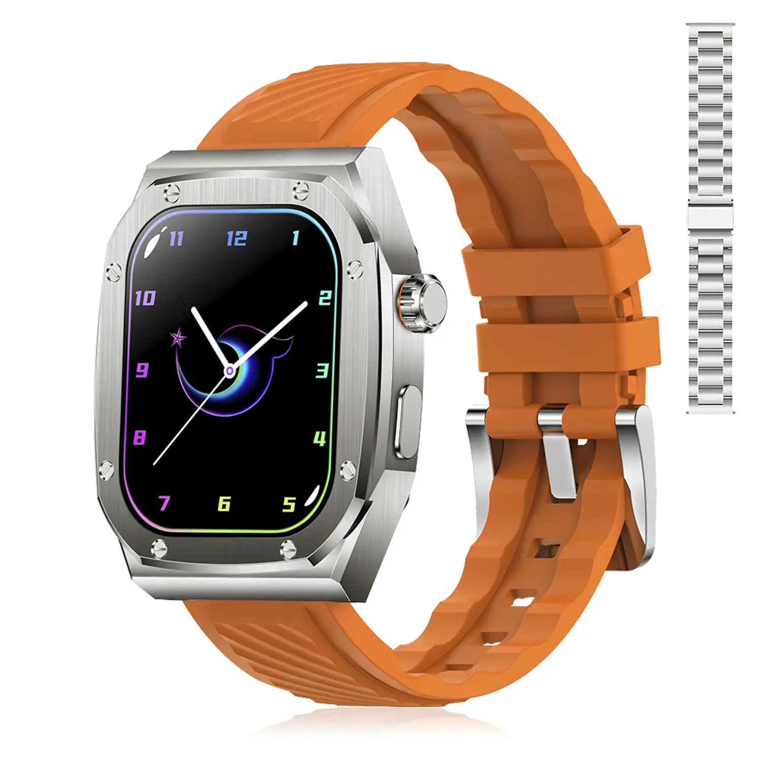 Smartwatch Z79 Max doble pulsera. Monitor de salud, tensión, etc. Modos deportivos, split screen, llamadas BT.