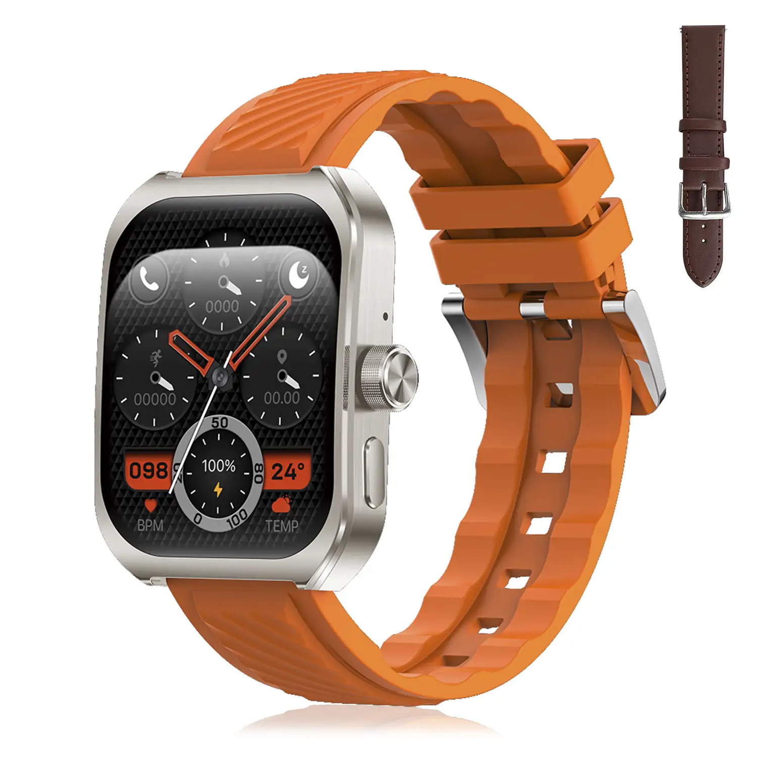 Smartwatch Z88 Pro doble pulsera. Funciones outdoor, llamadas BT, notificaciones push. Funciones deportivas + salud.