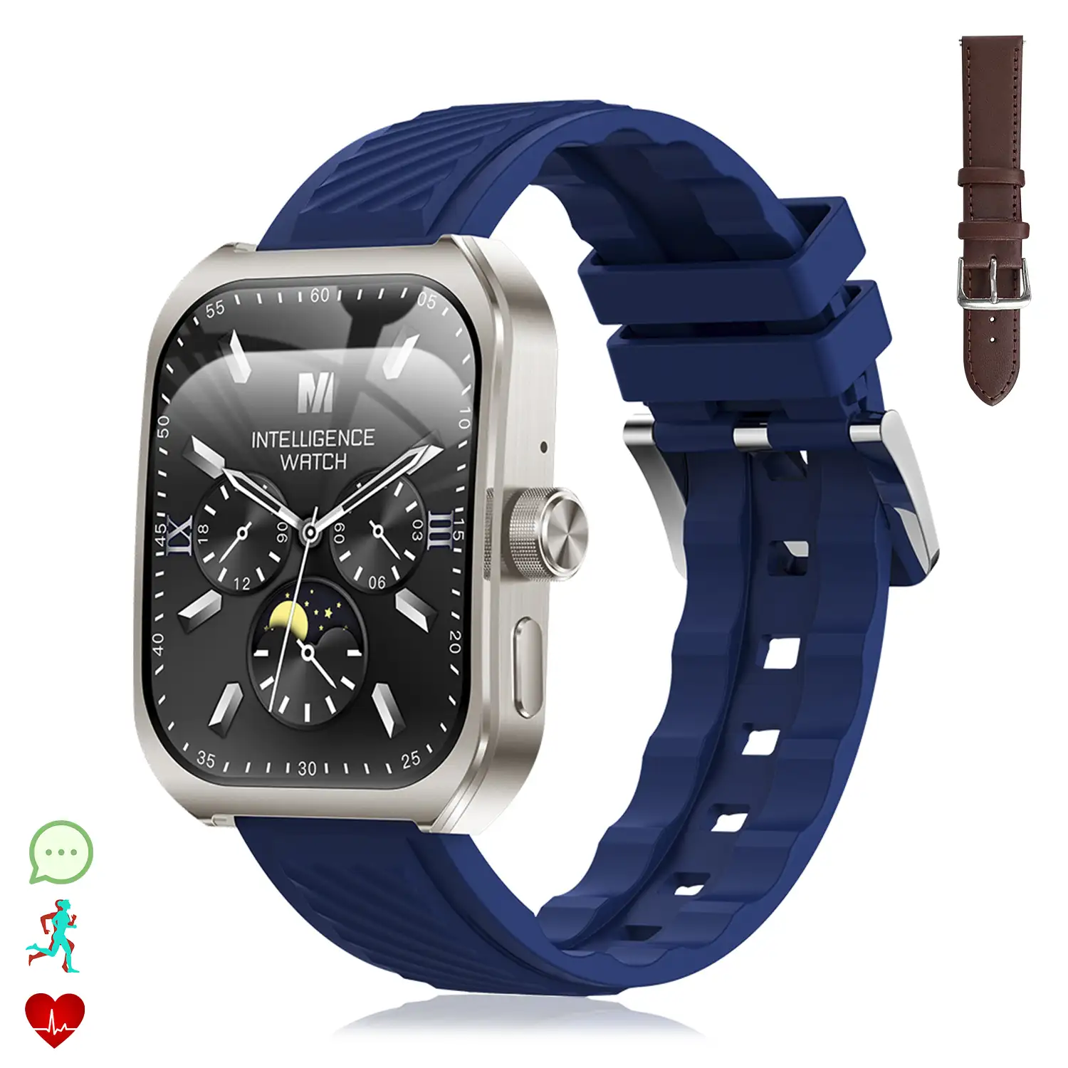 Smartwatch Z88 Pro doble pulsera. Funciones outdoor, llamadas BT, notificaciones push. Funciones deportivas + salud.